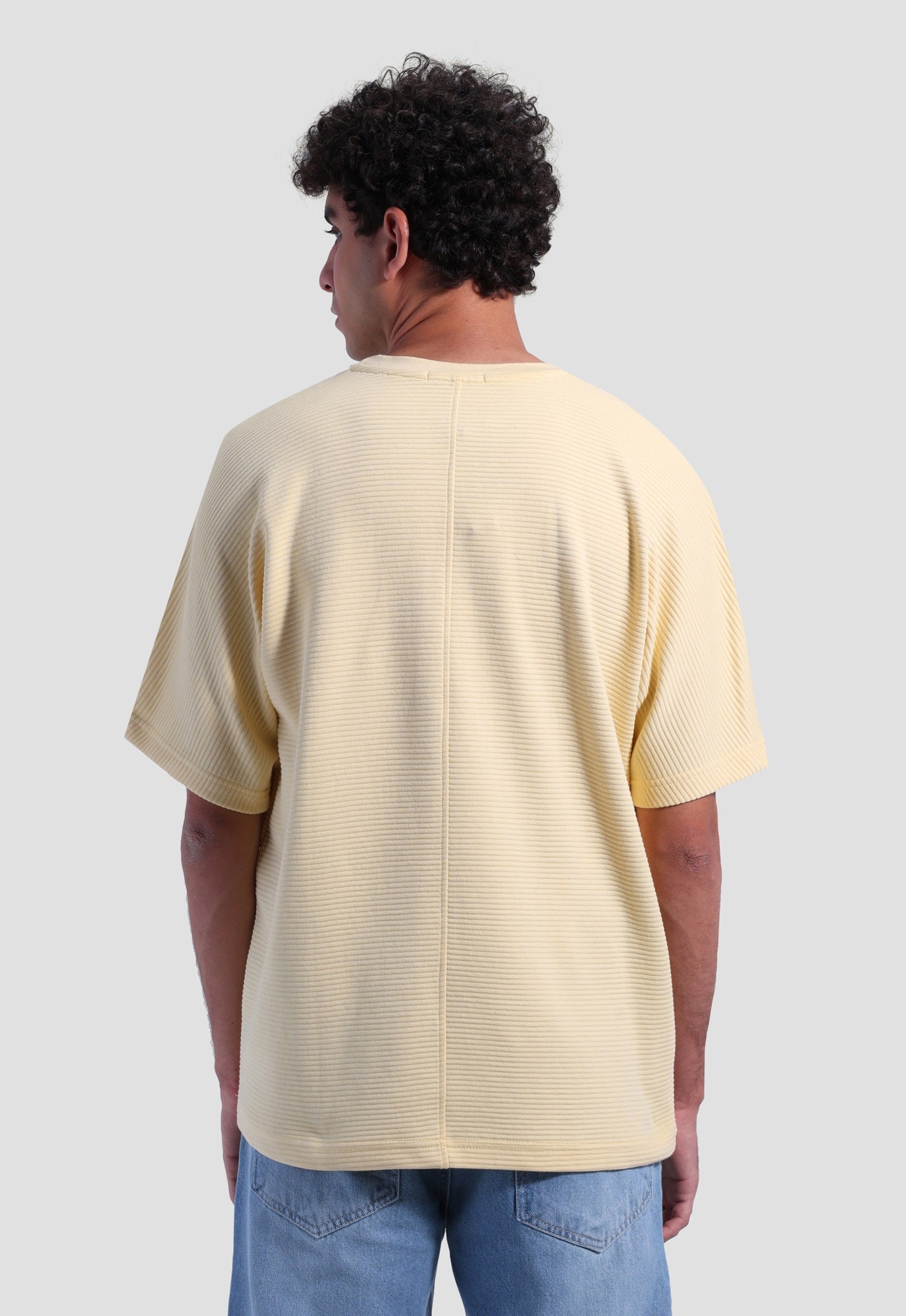 Crew Neck Over Size Printed T-shirt