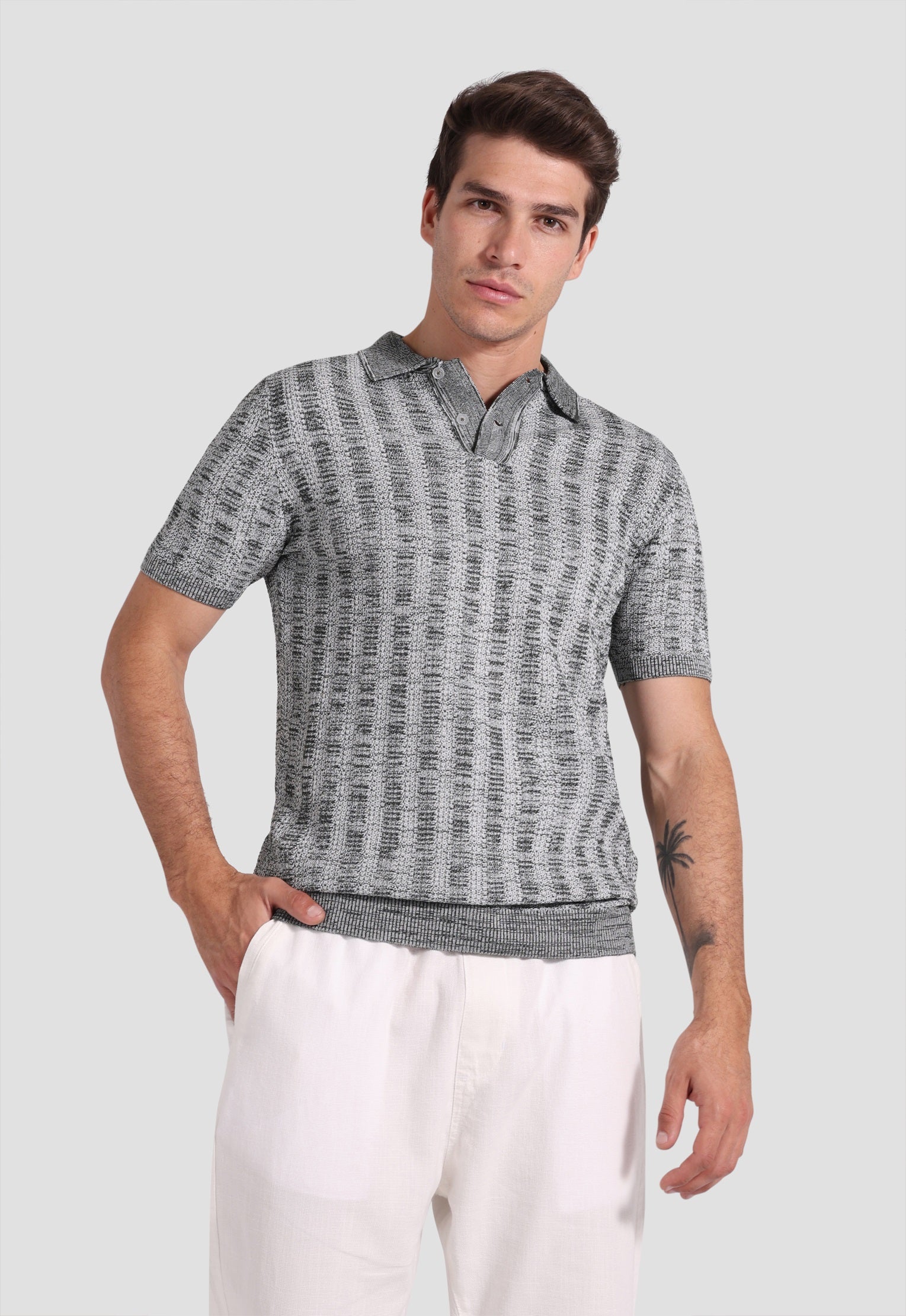 Knitted Polo Shirt