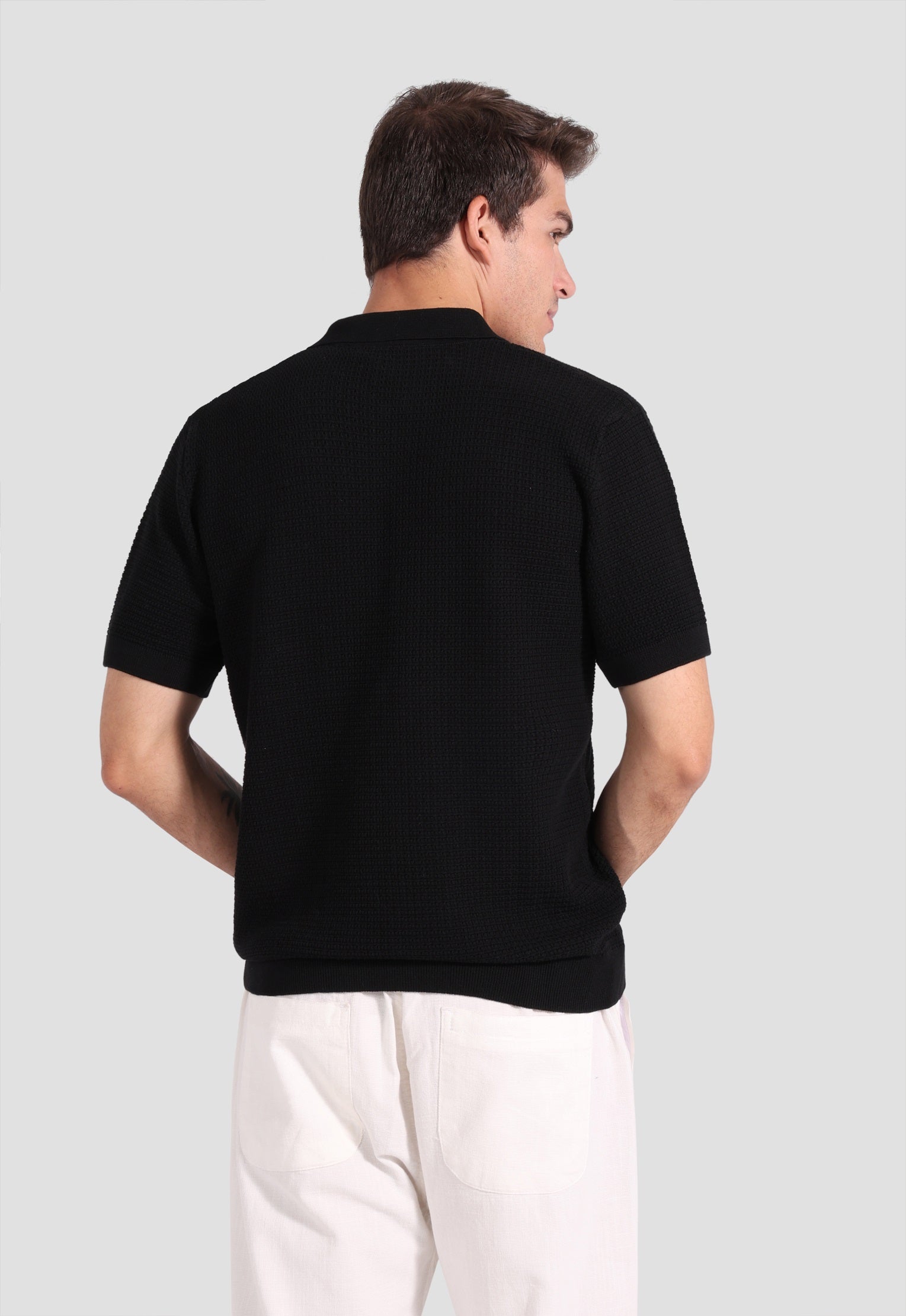 Regular Knitted Fit Polo Shirt