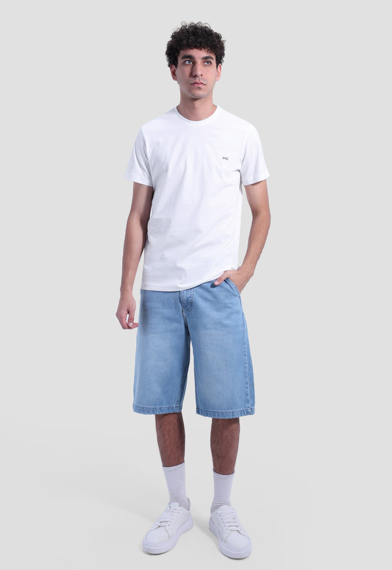 Baggi Fit Denim Short