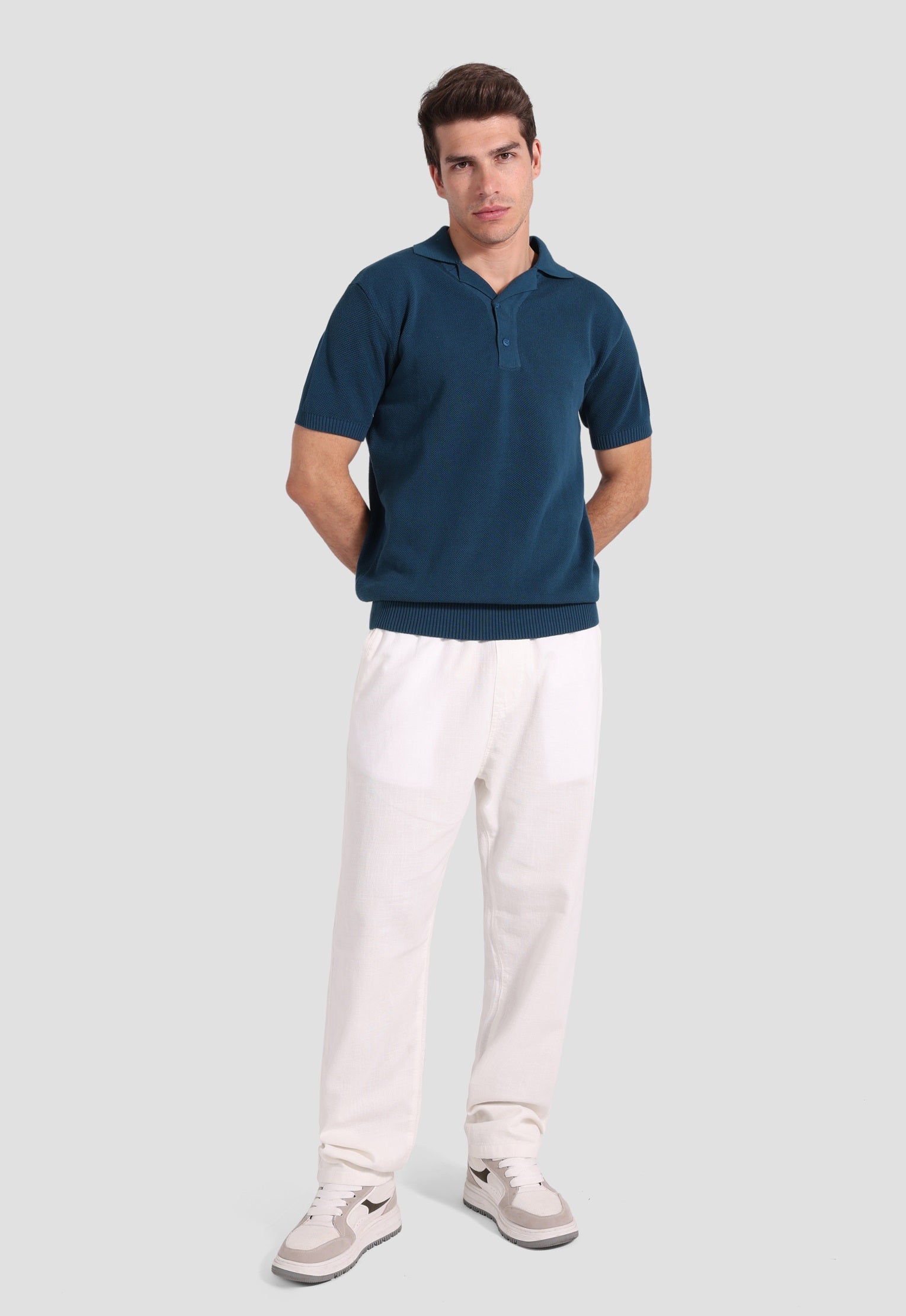 Knitted Polo Shirt
