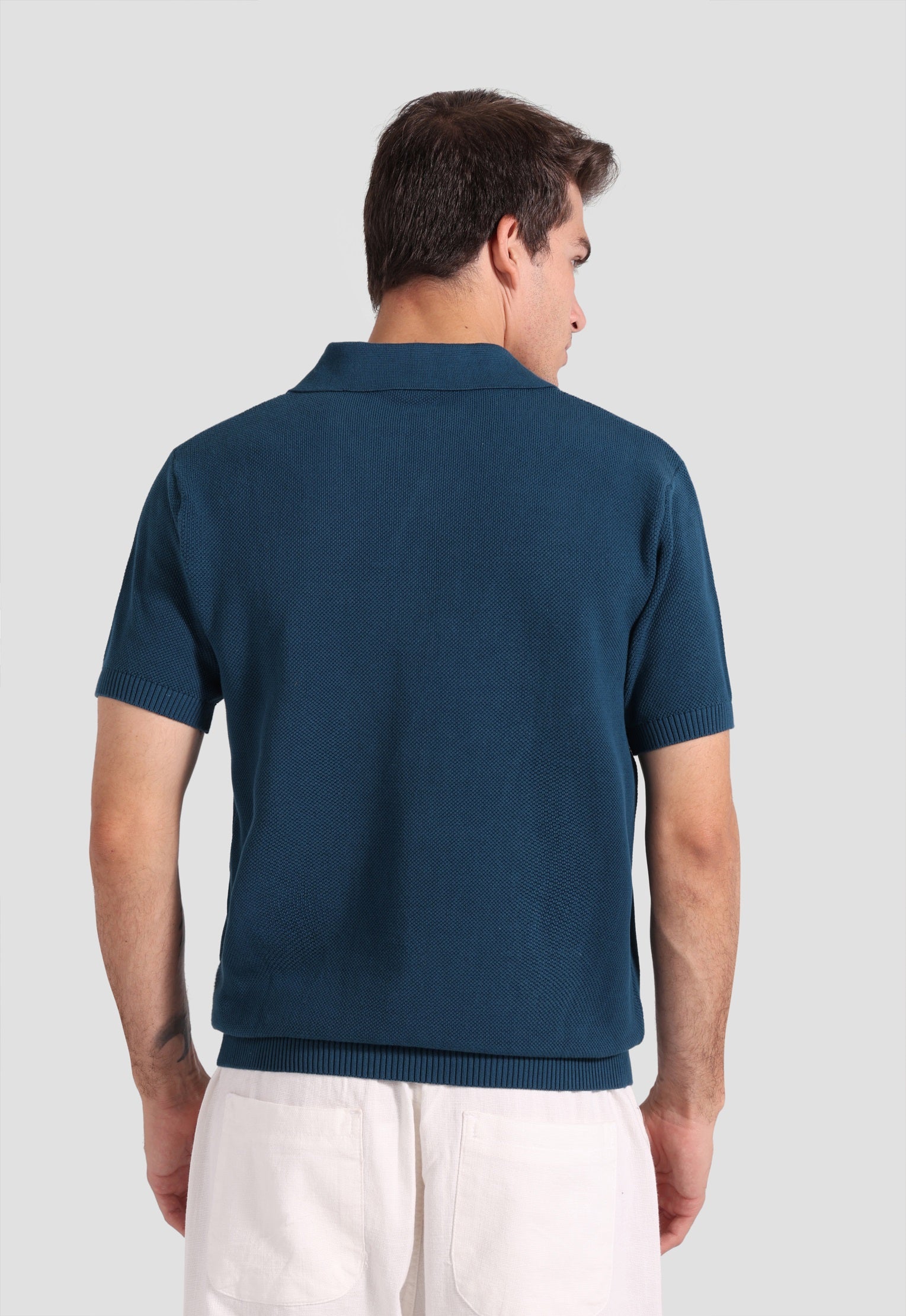 Knitted Polo Shirt