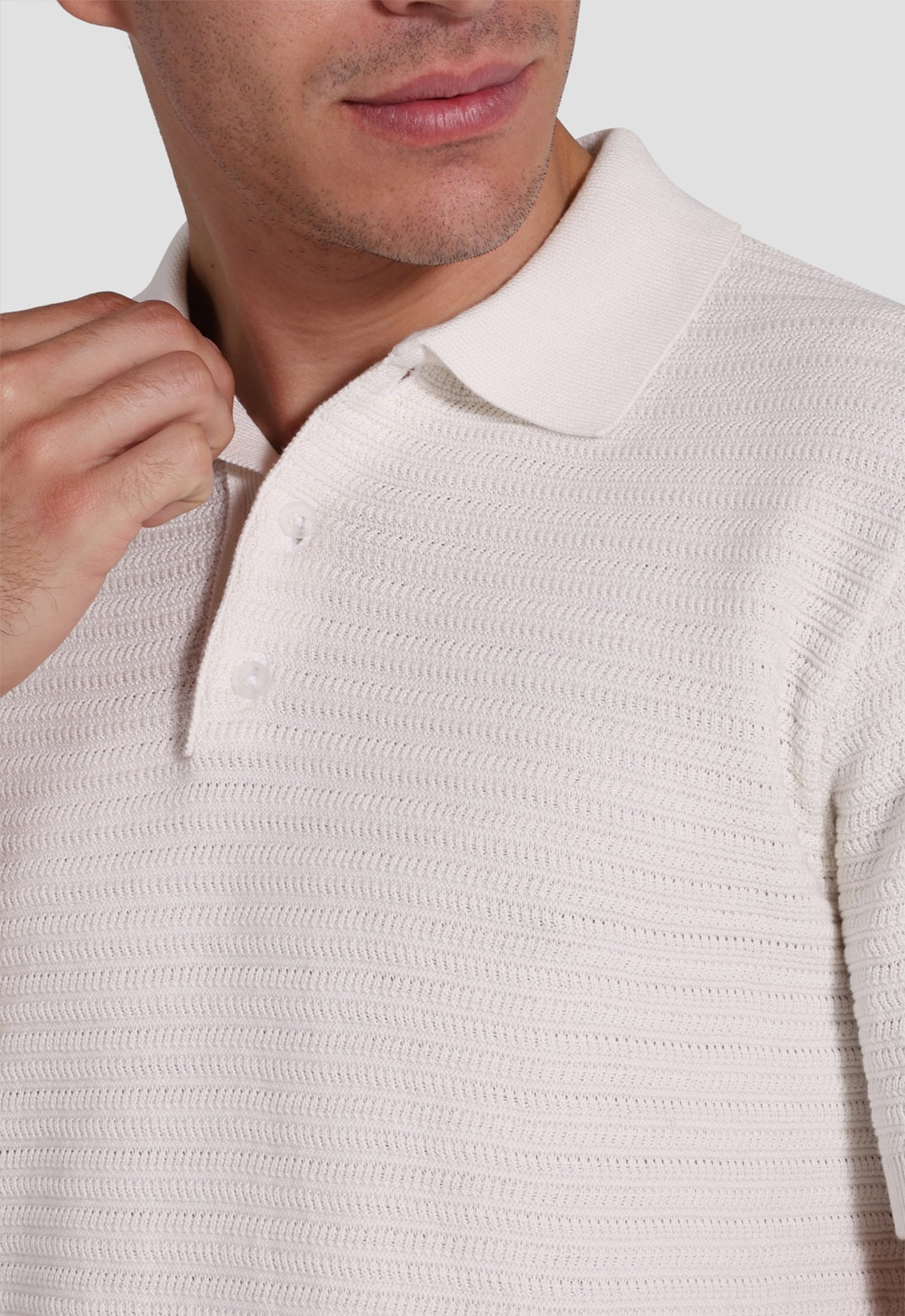 Knitted Polo Shirt