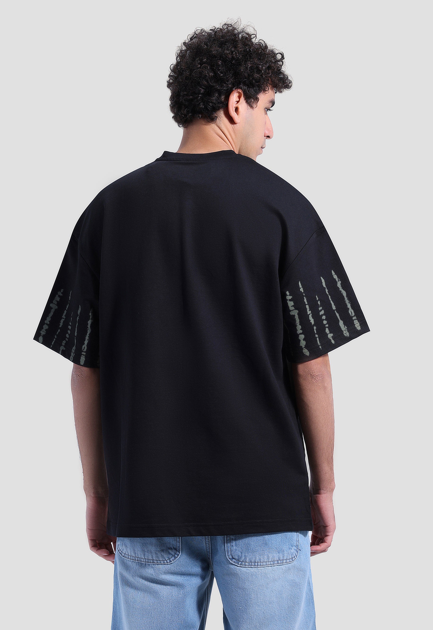 Crew Neck Over Size Printed T-shirt