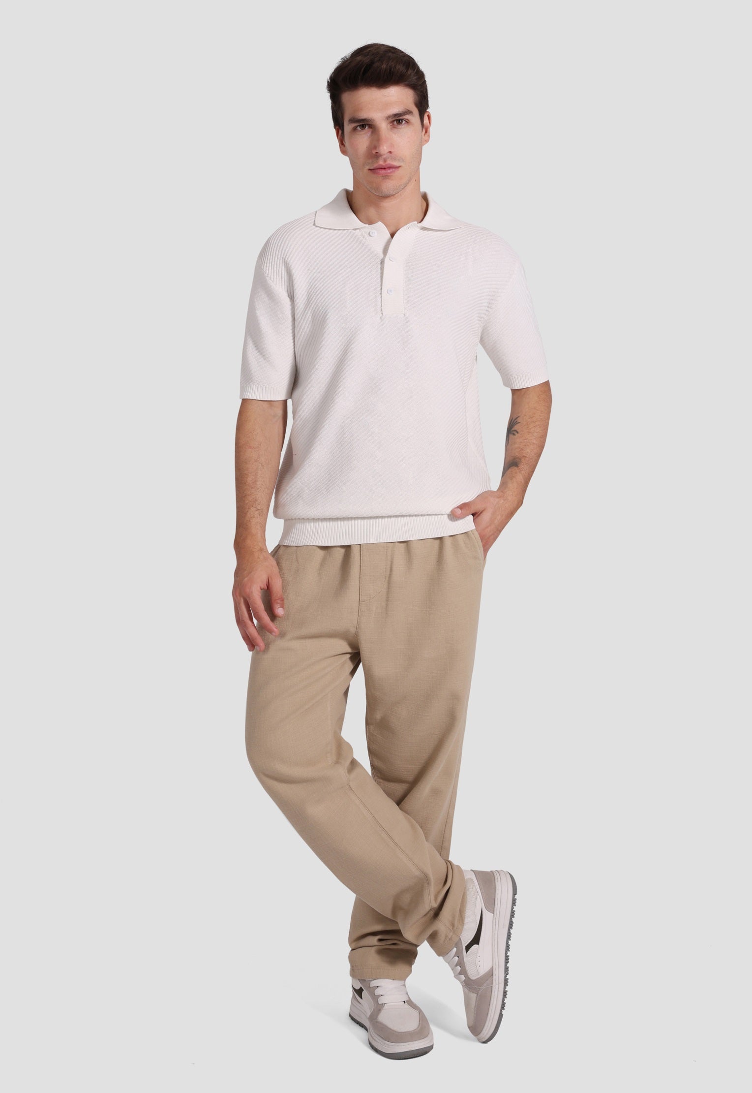 Knitted Polo Shirt