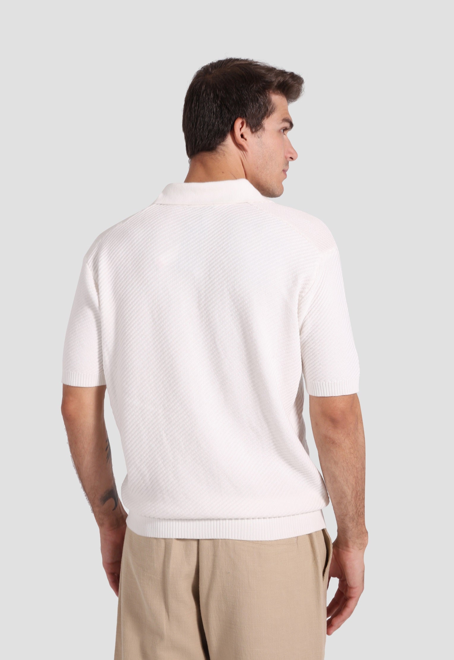 Knitted Polo Shirt