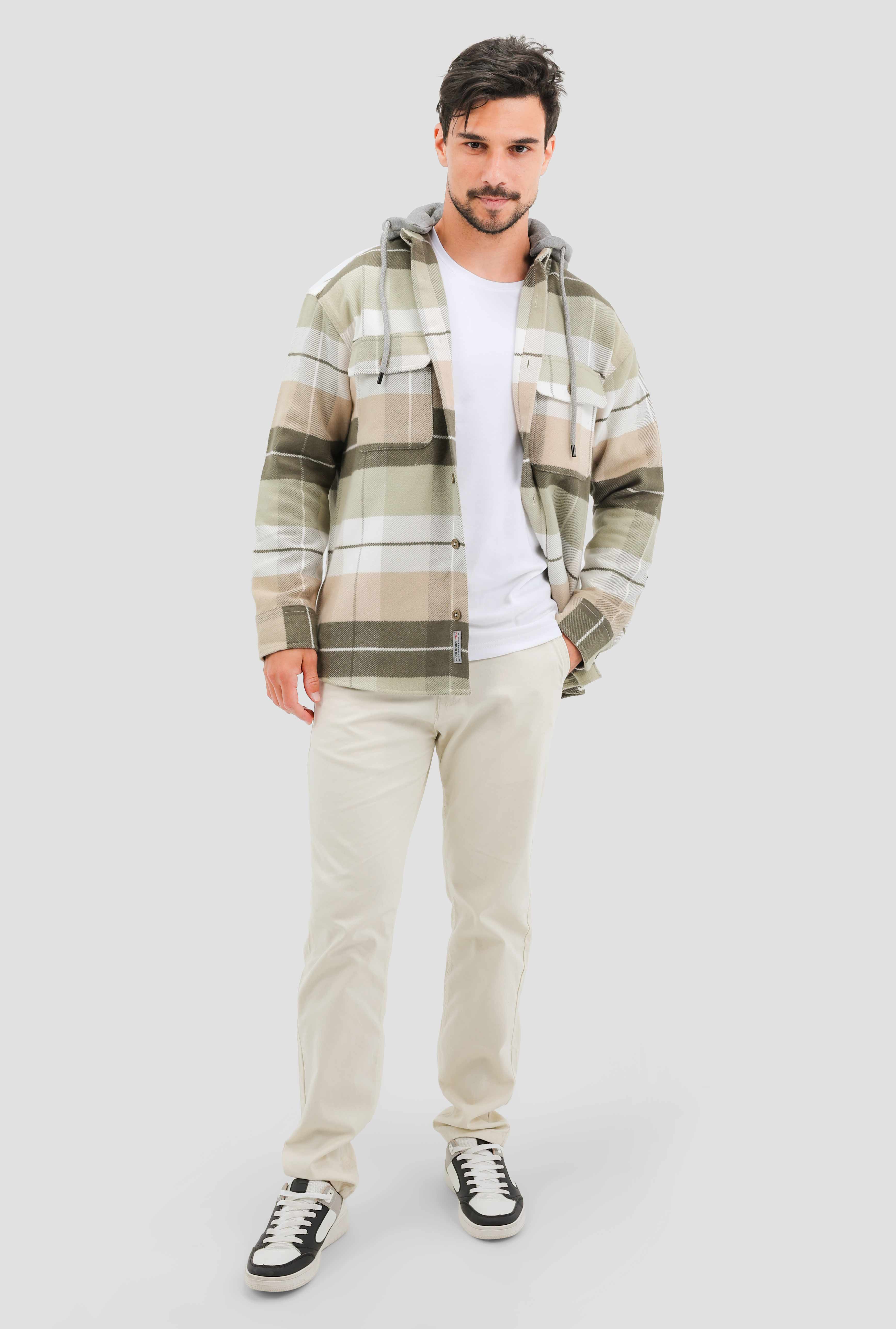 Checked Over Size Shirt