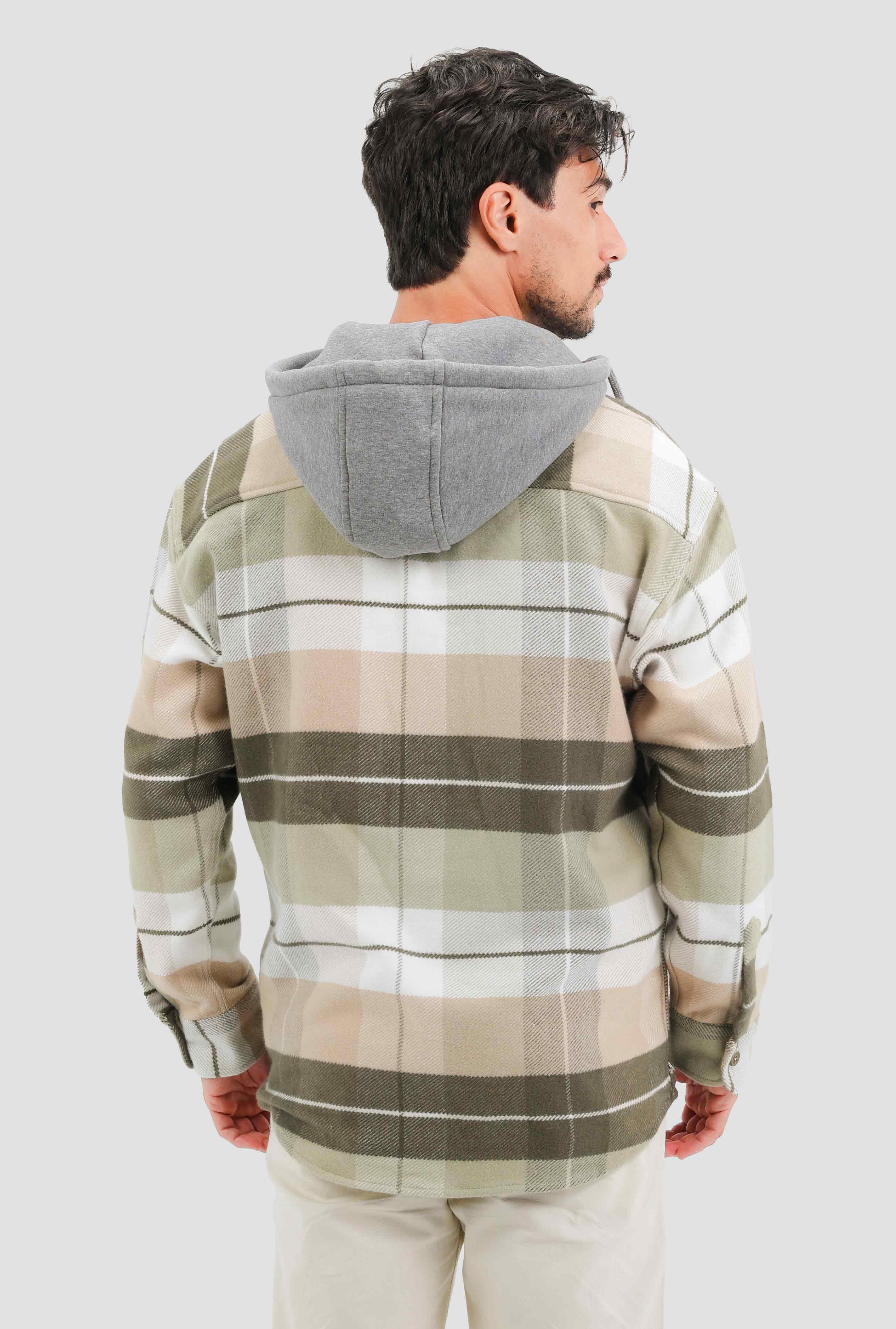 Checked Over Size Shirt