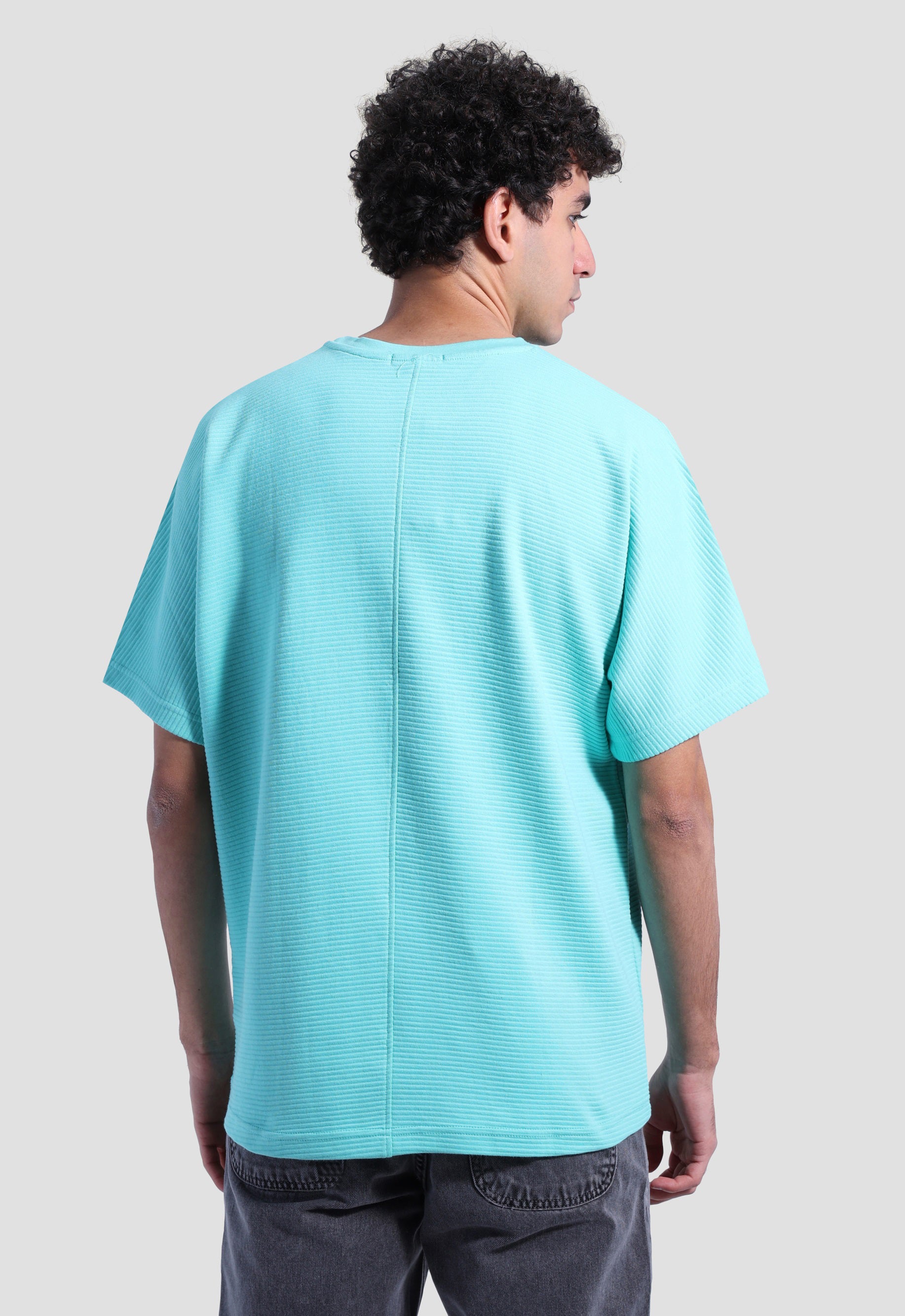 Crew Neck Over Size Printed T-shirt