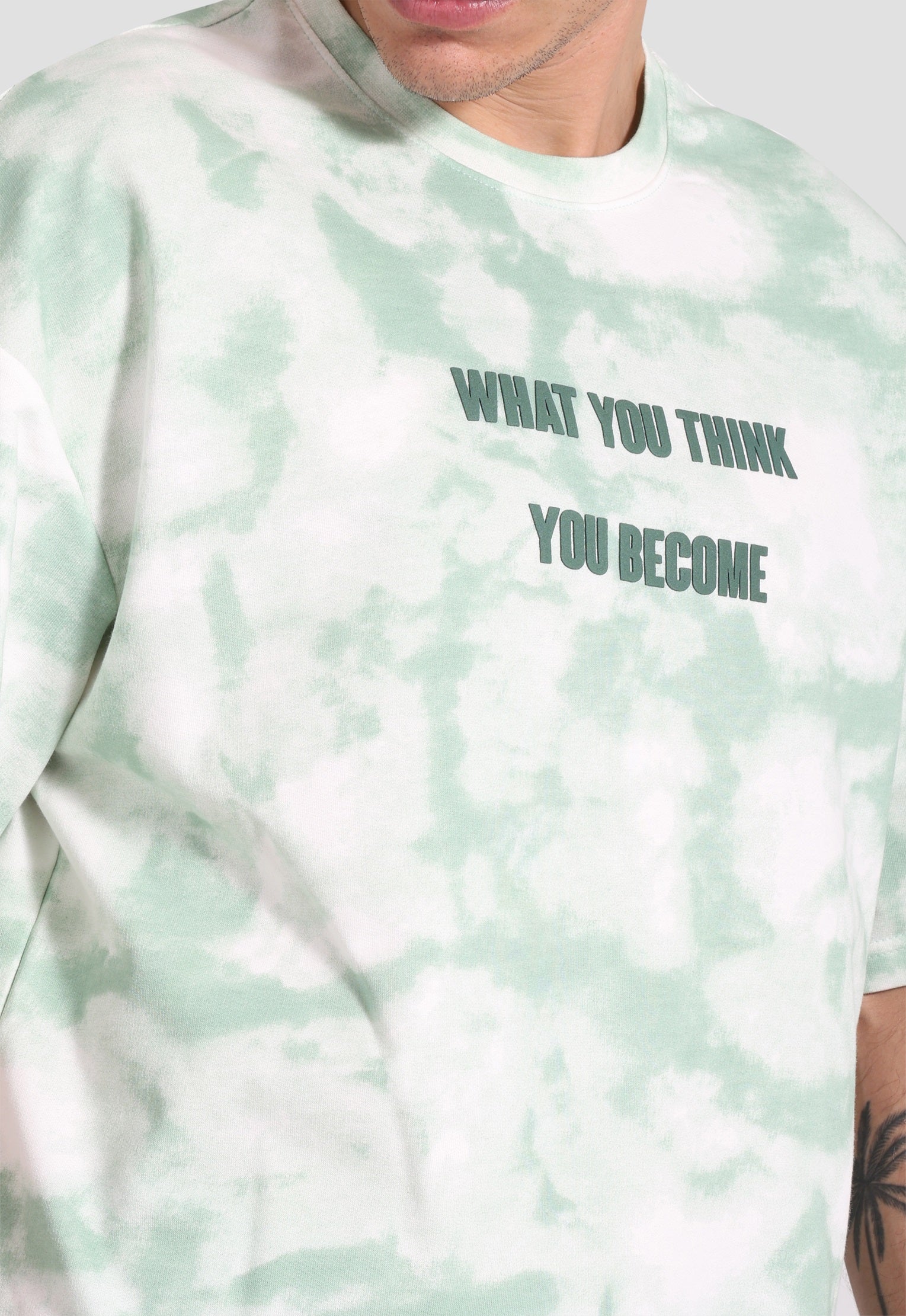 over size printed t-shirt