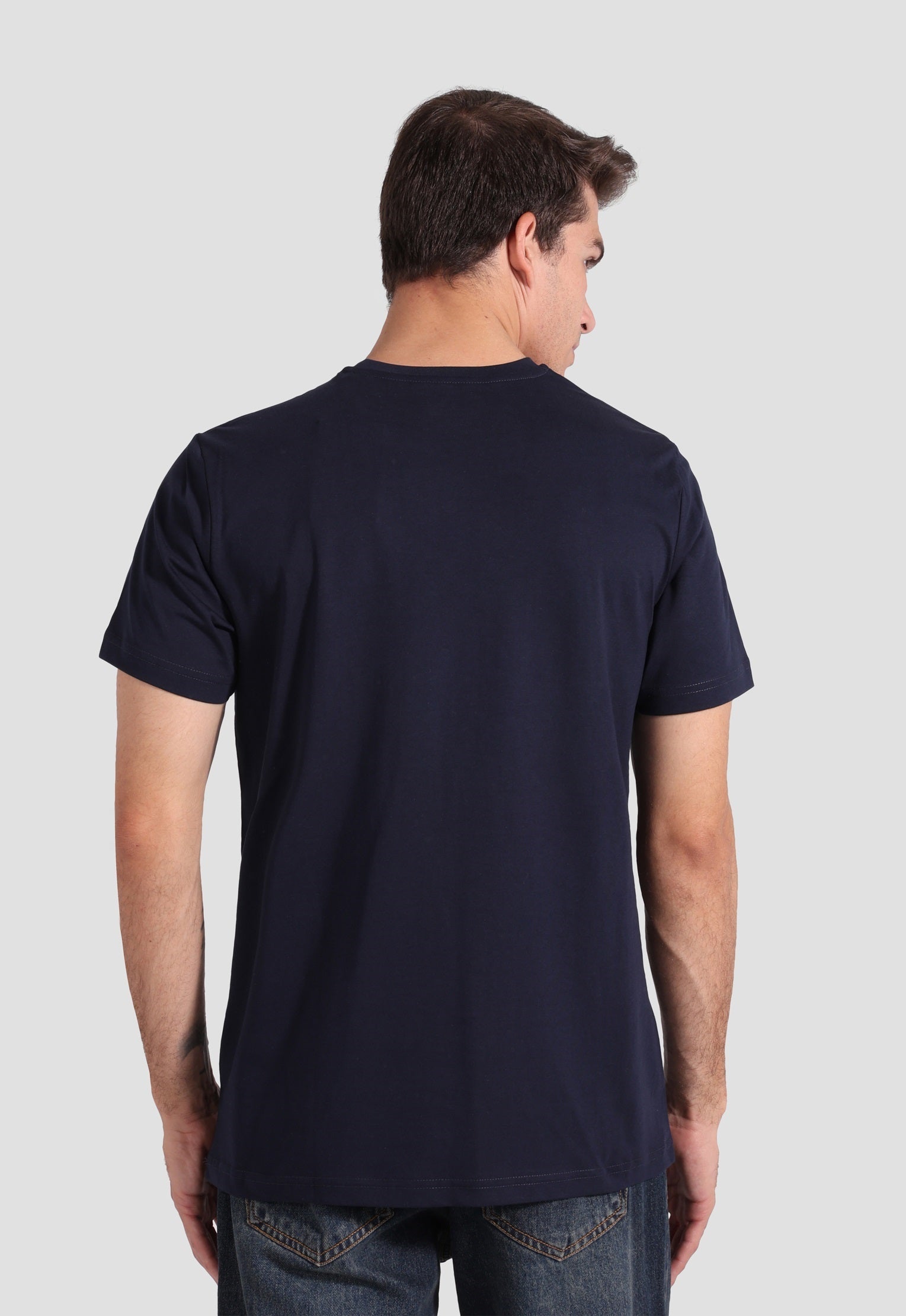 navy crew neck baisc t-shirt