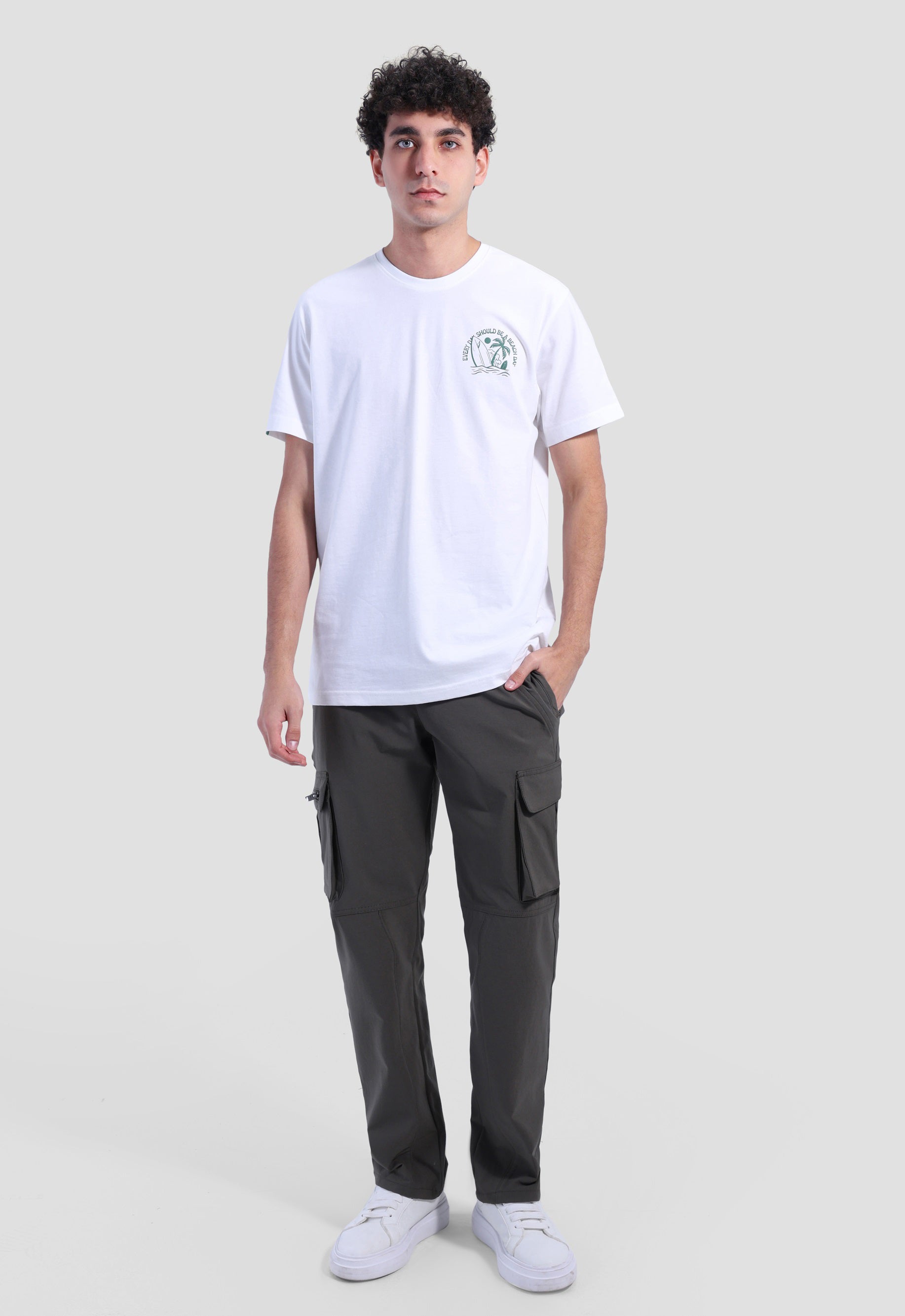 Crew Neck Printed T-Shirt