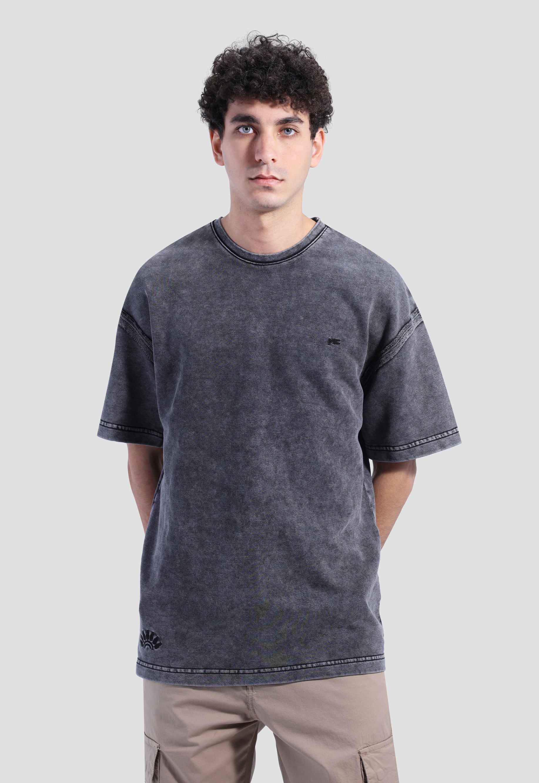 Crew Neck Over Size T-shirt