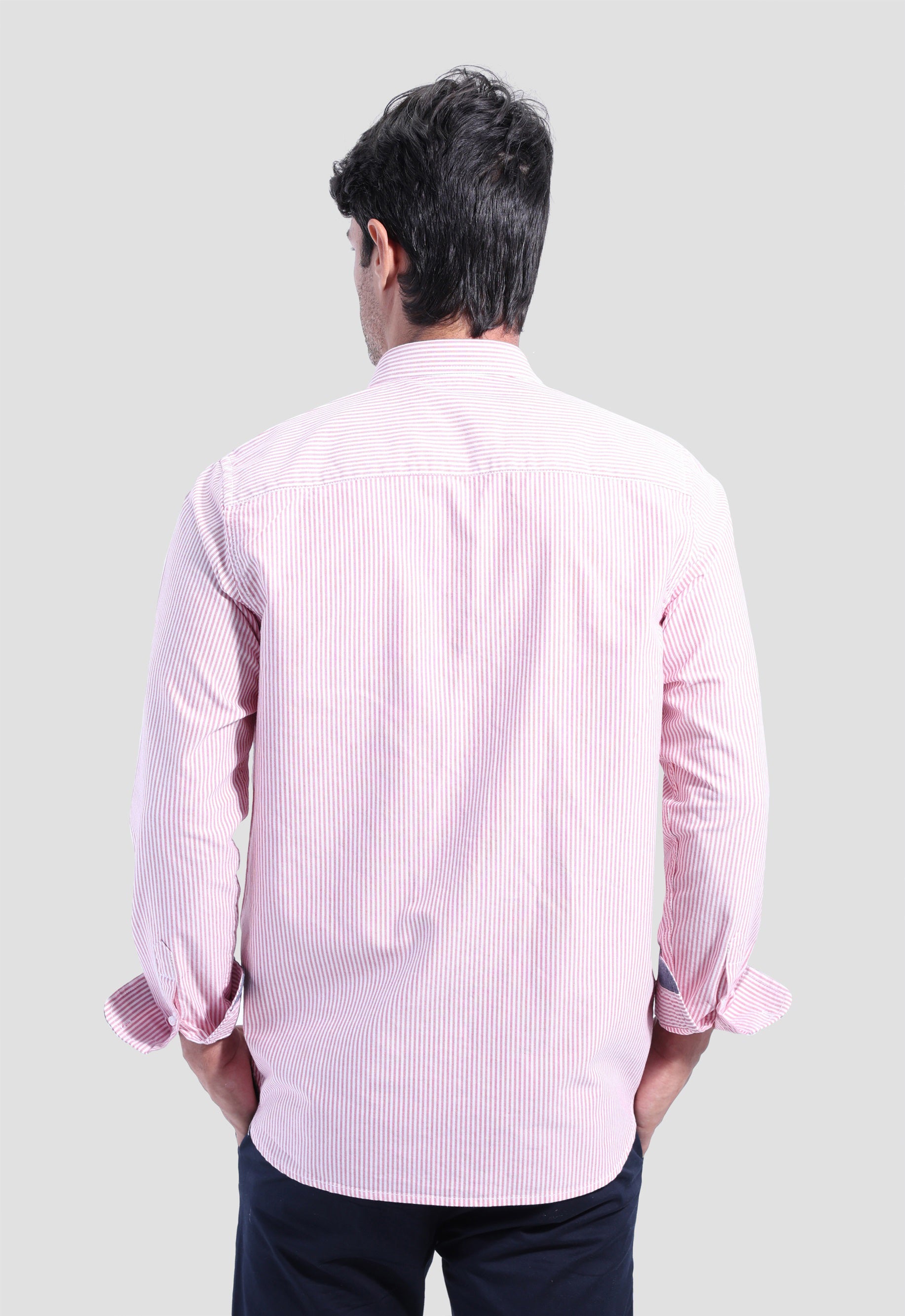 Slim Fit Striped Oxford Shirt
