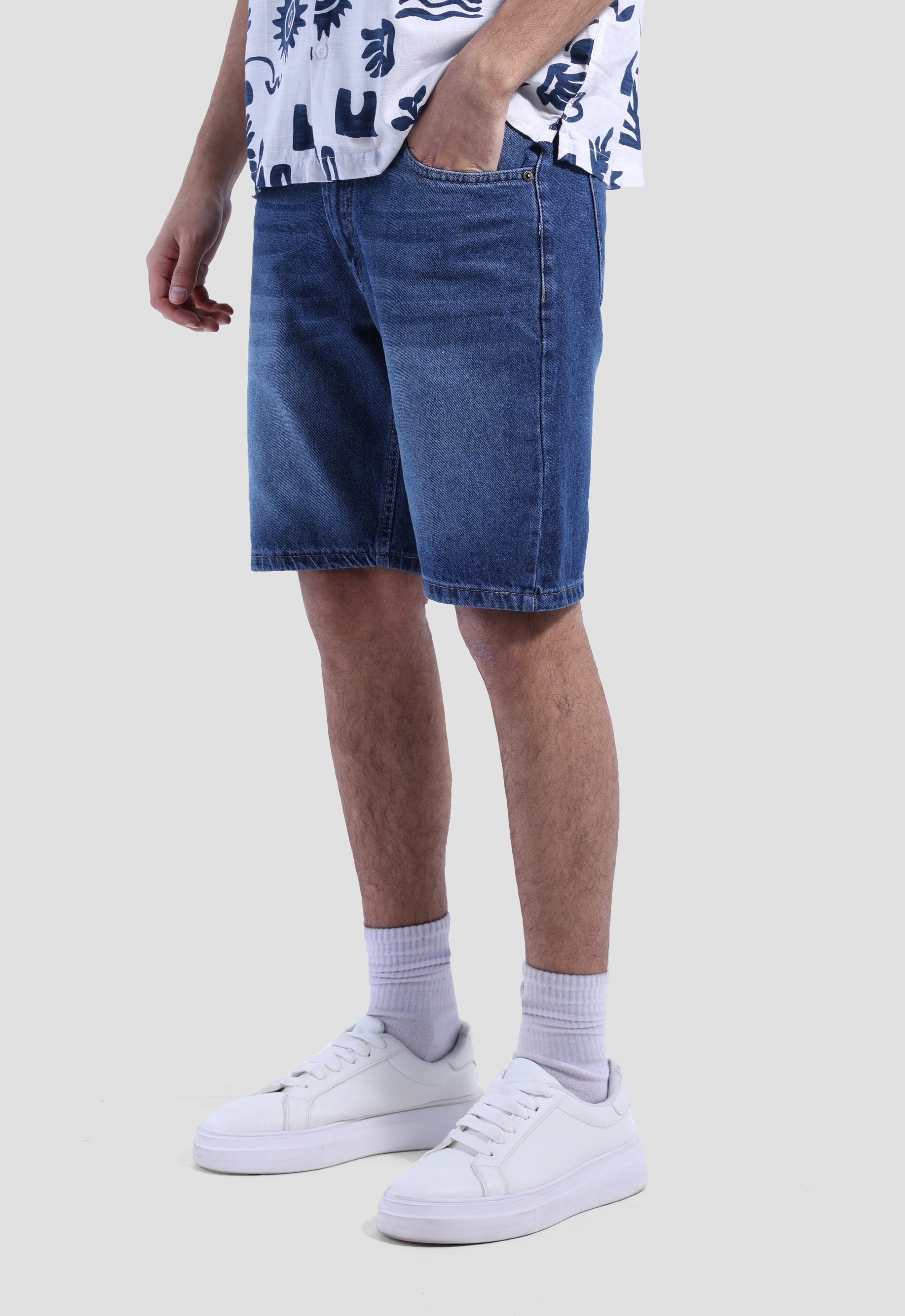 Reguler Fit Denim Short