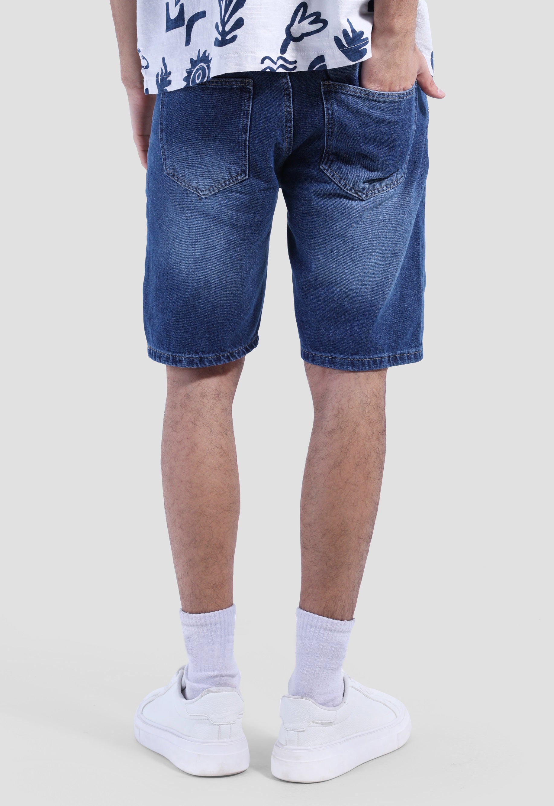 Reguler Fit Denim Short
