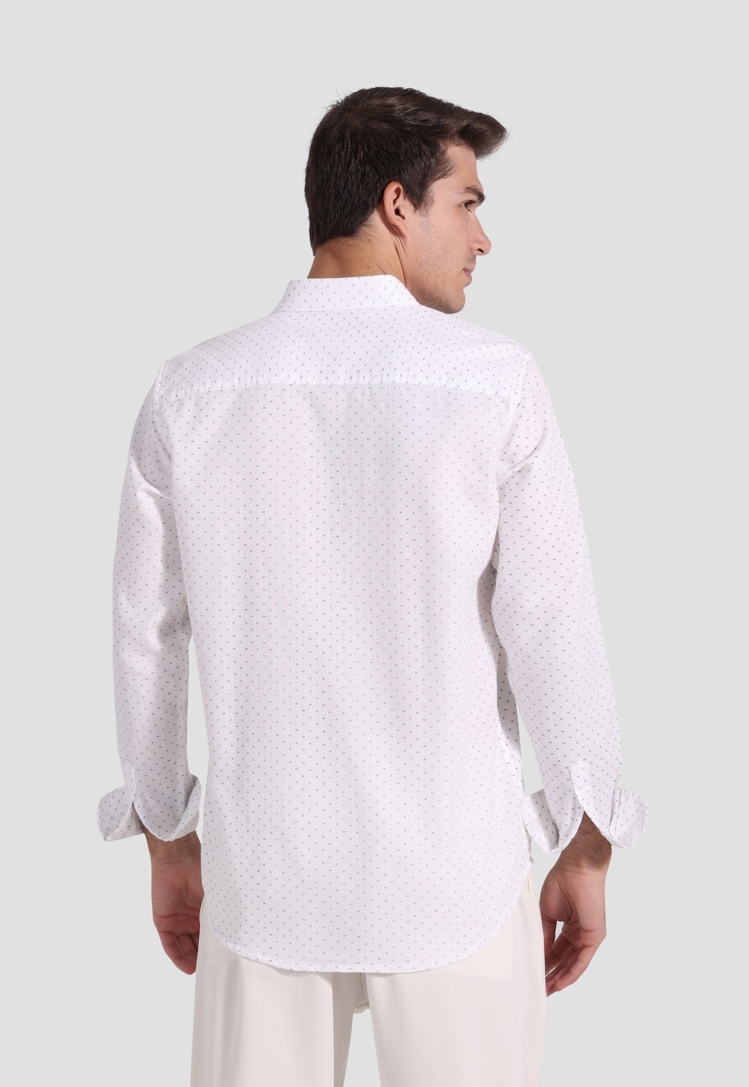 Pattern Slim Fit Shirt