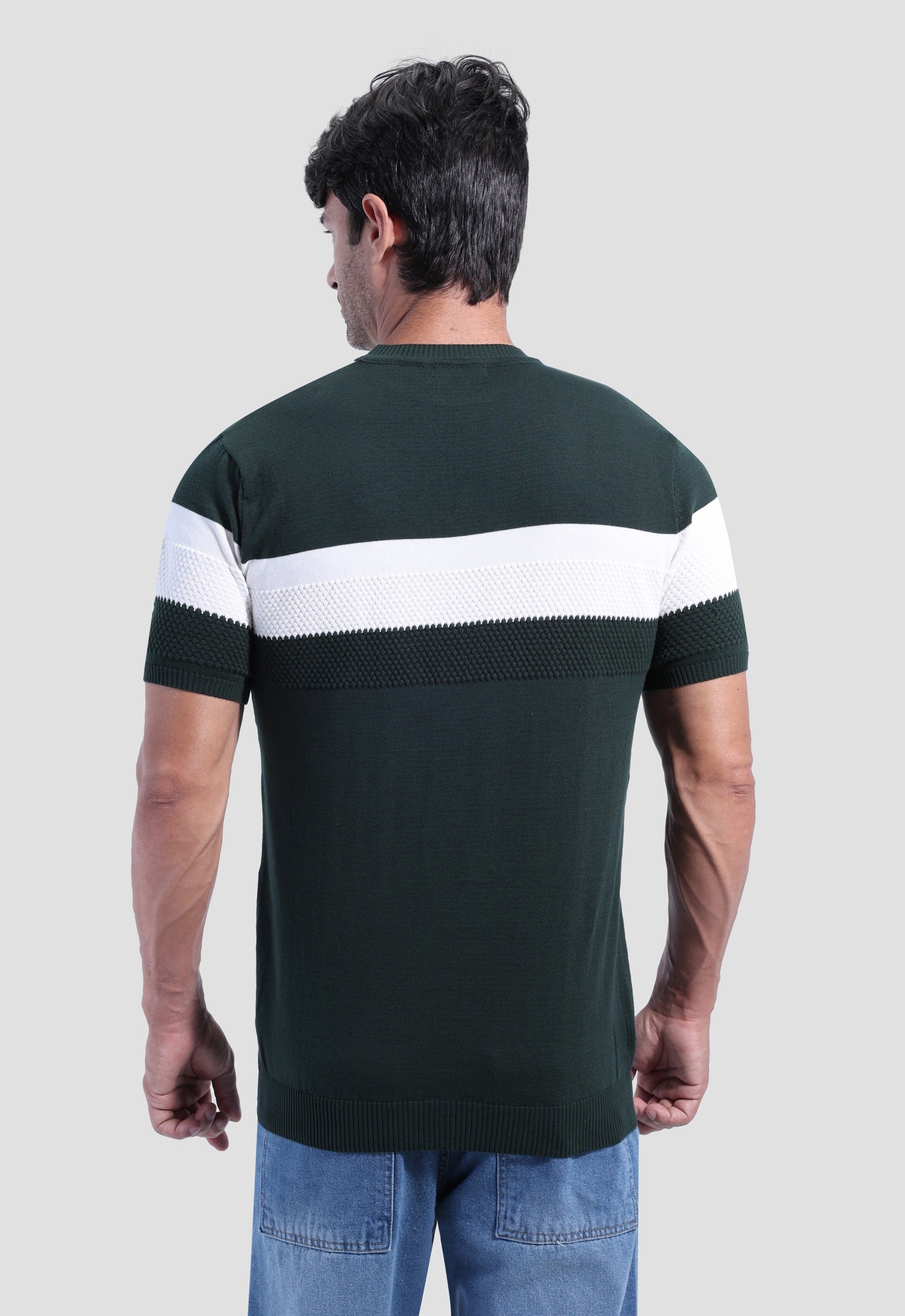 Crew Neck Knitted T-Shirt