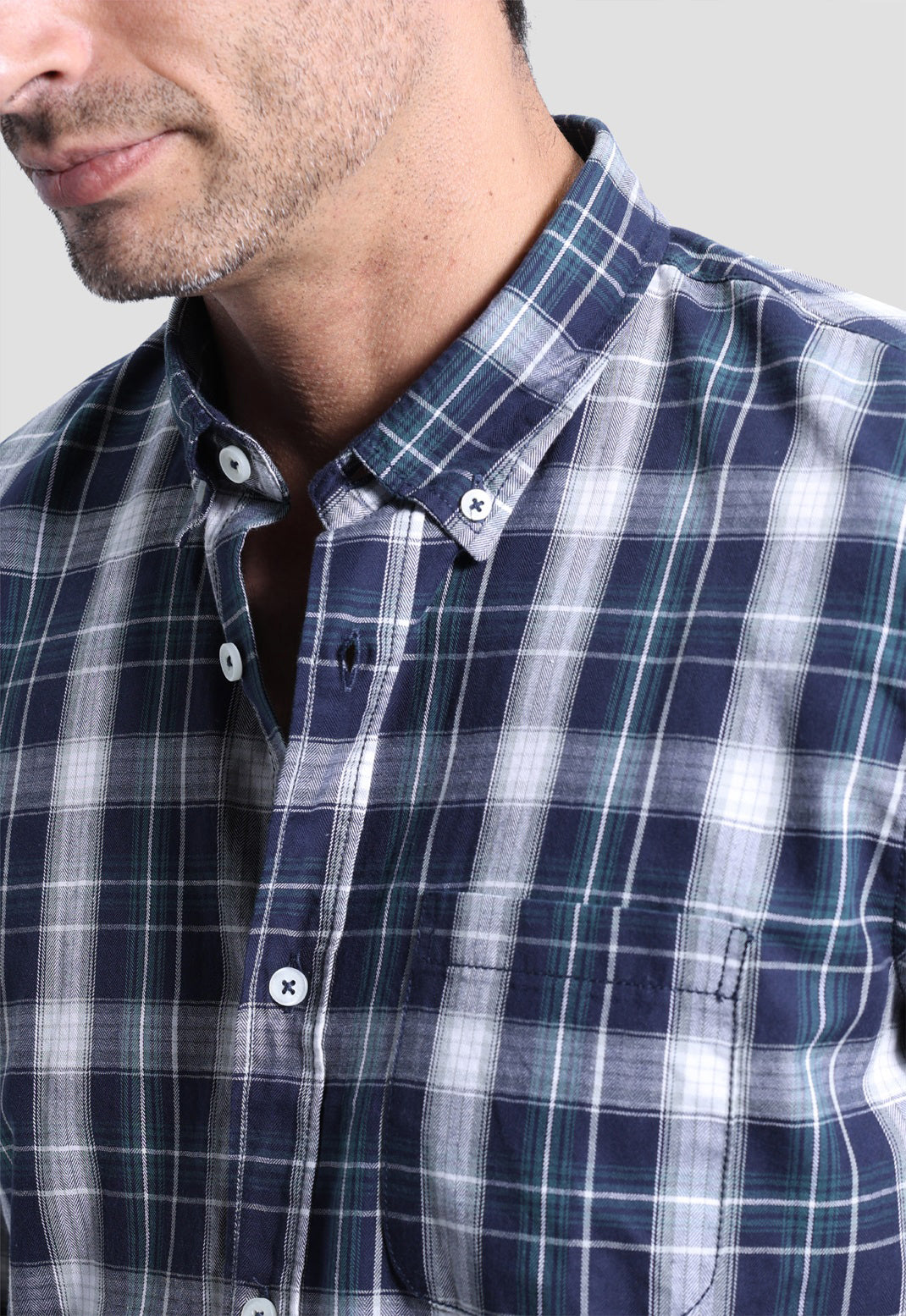 Slim Fit Checked Shirt