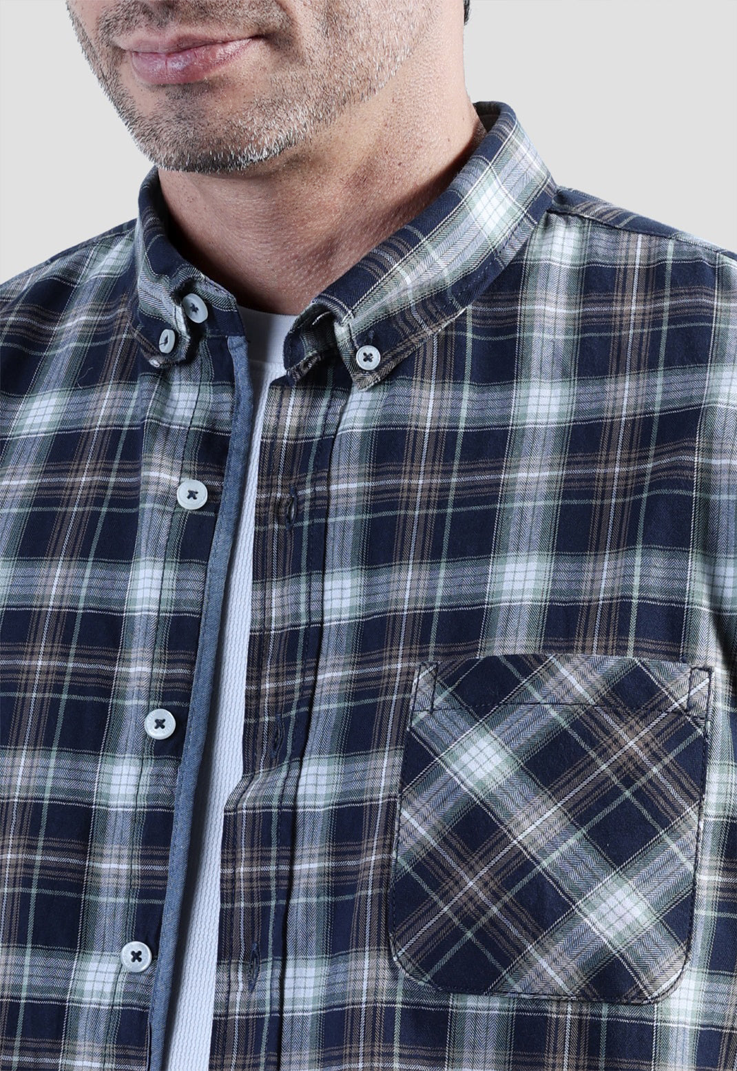Slim Fit Checked Shirt