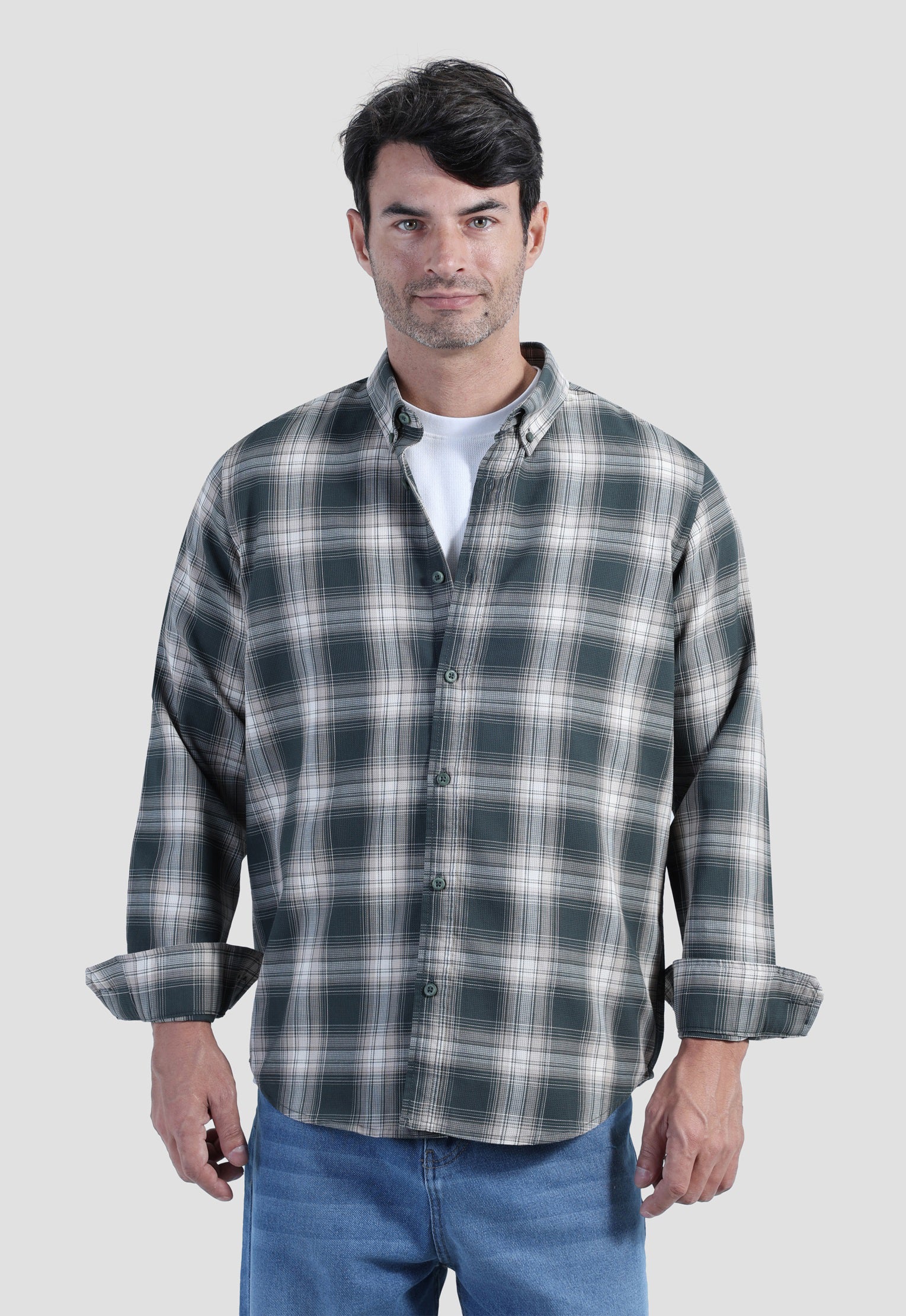 Slim Fit Checked Shirt