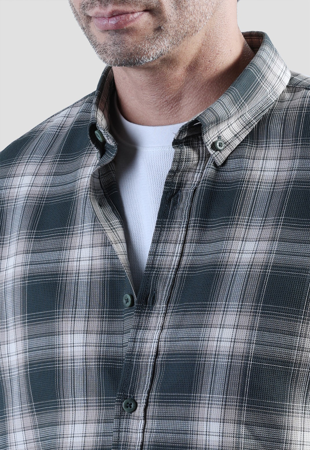 Slim Fit Checked Shirt