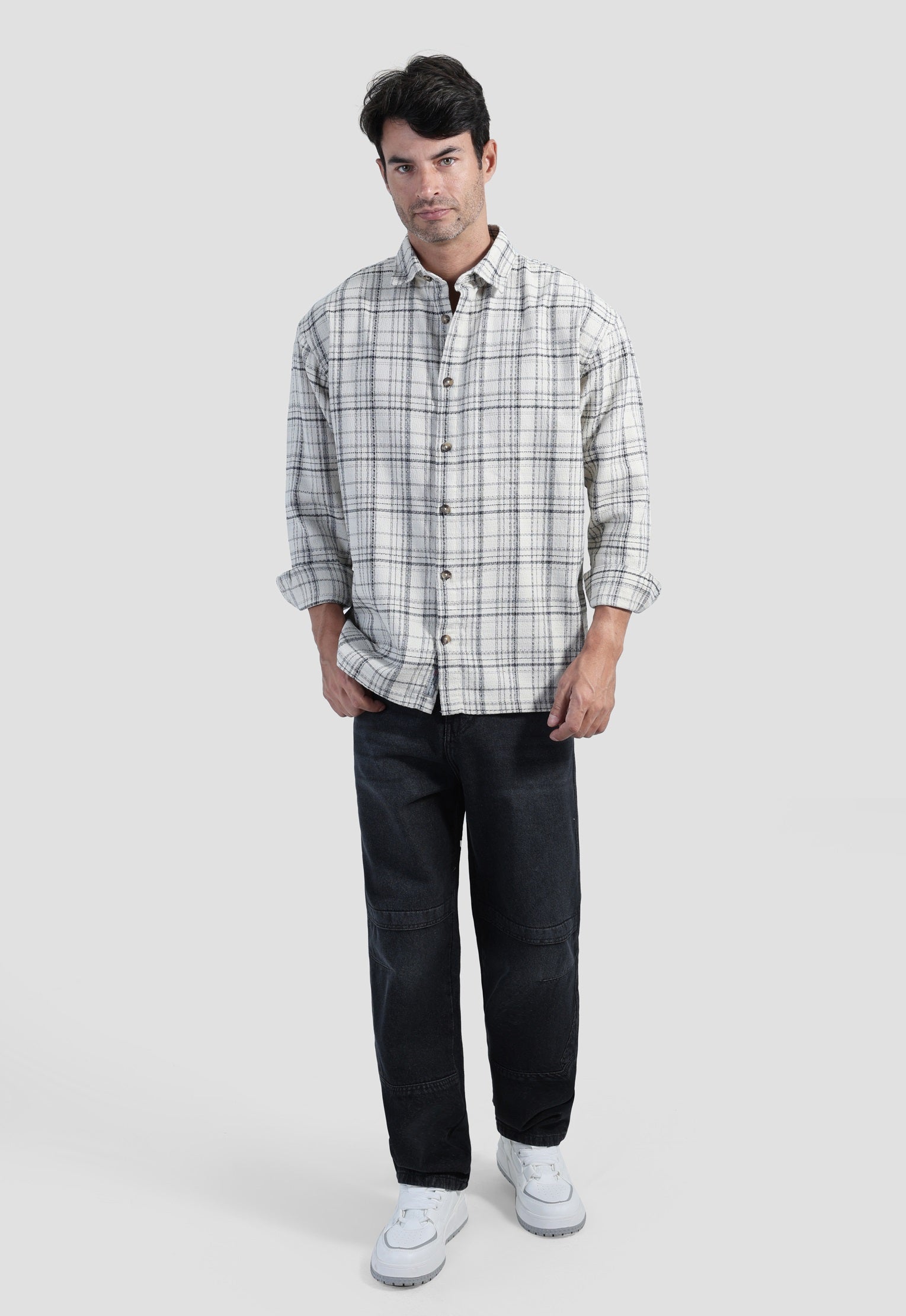 Slim Fit Checked Shirt