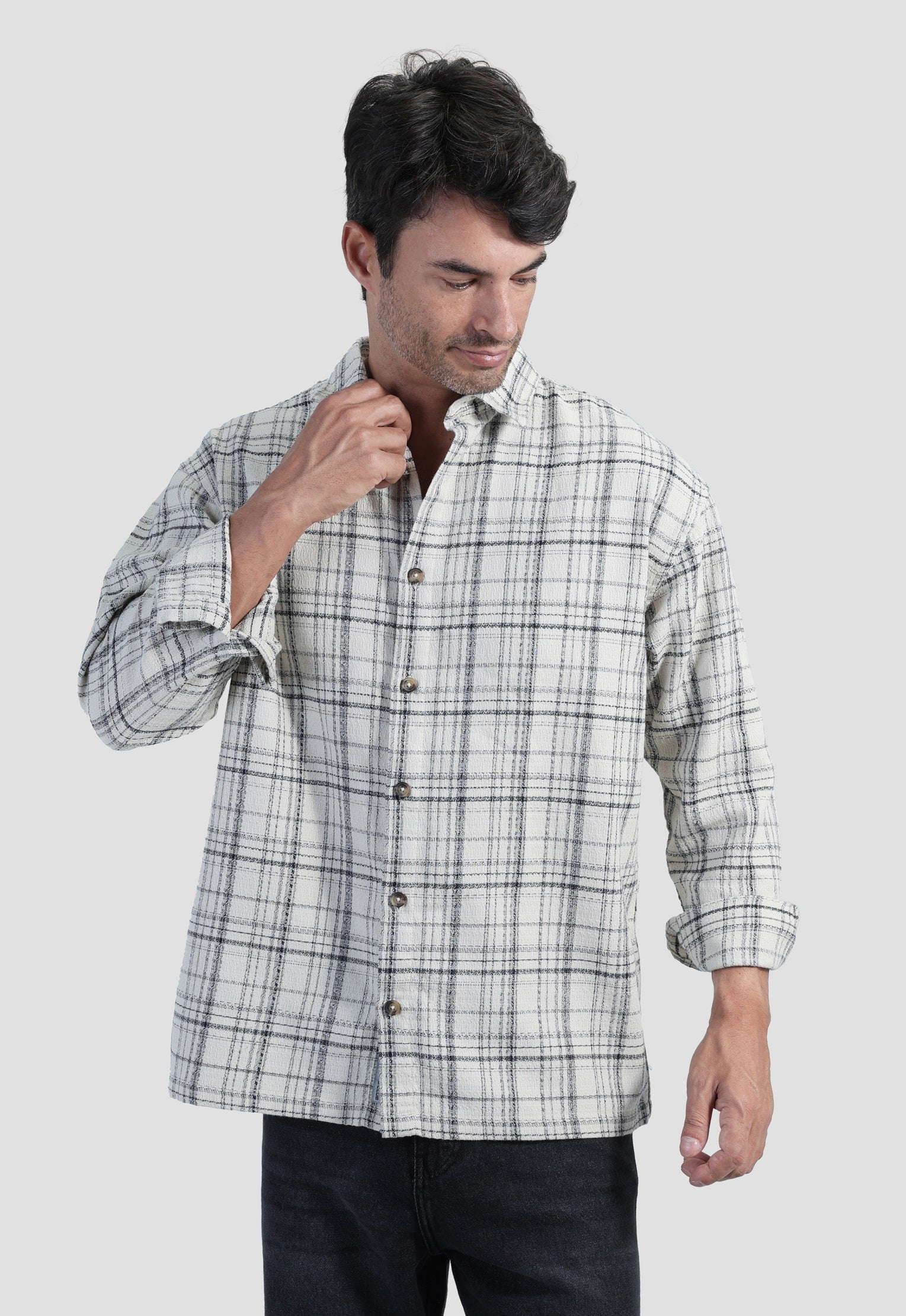 Slim Fit Checked Shirt
