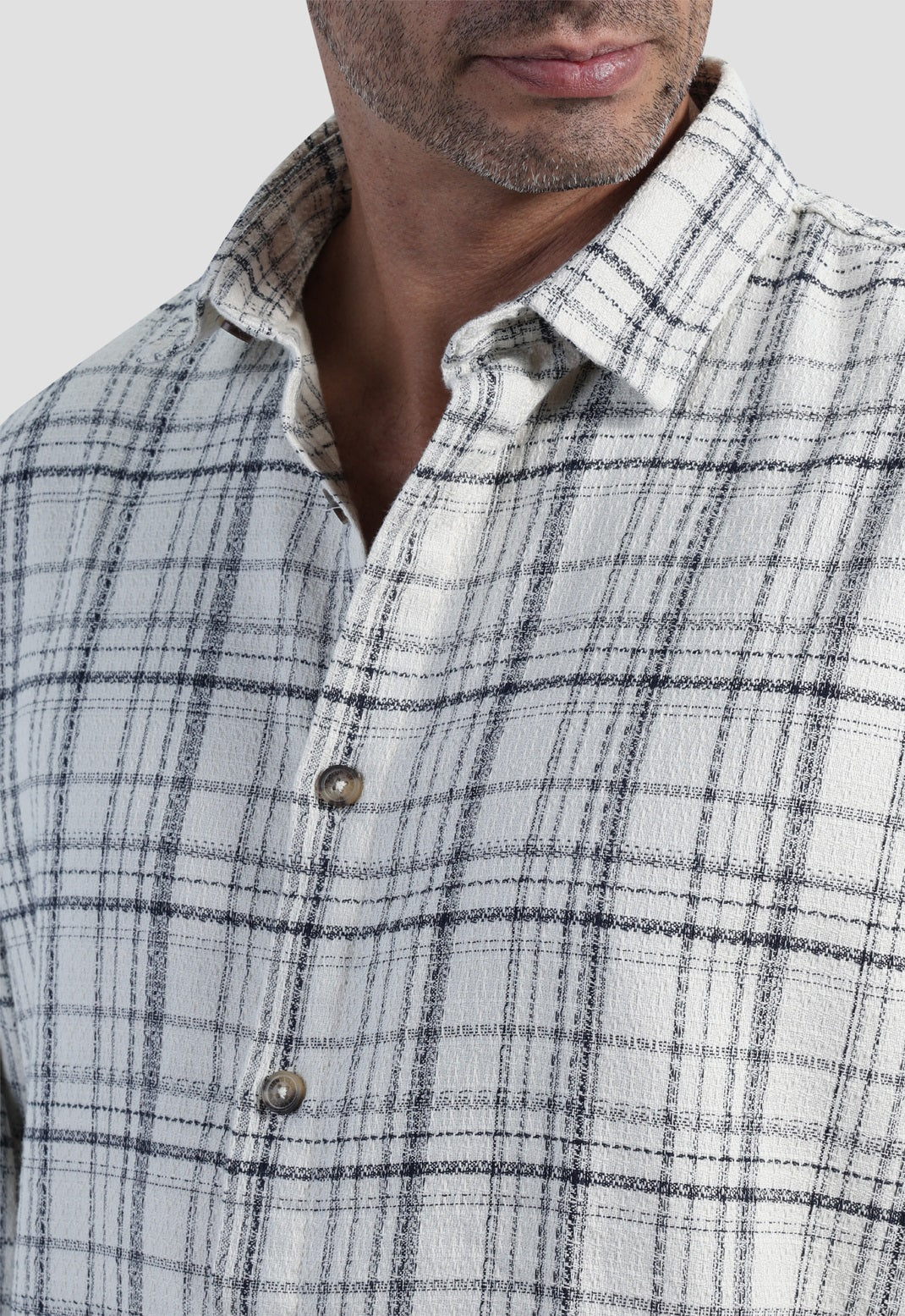 Slim Fit Checked Shirt