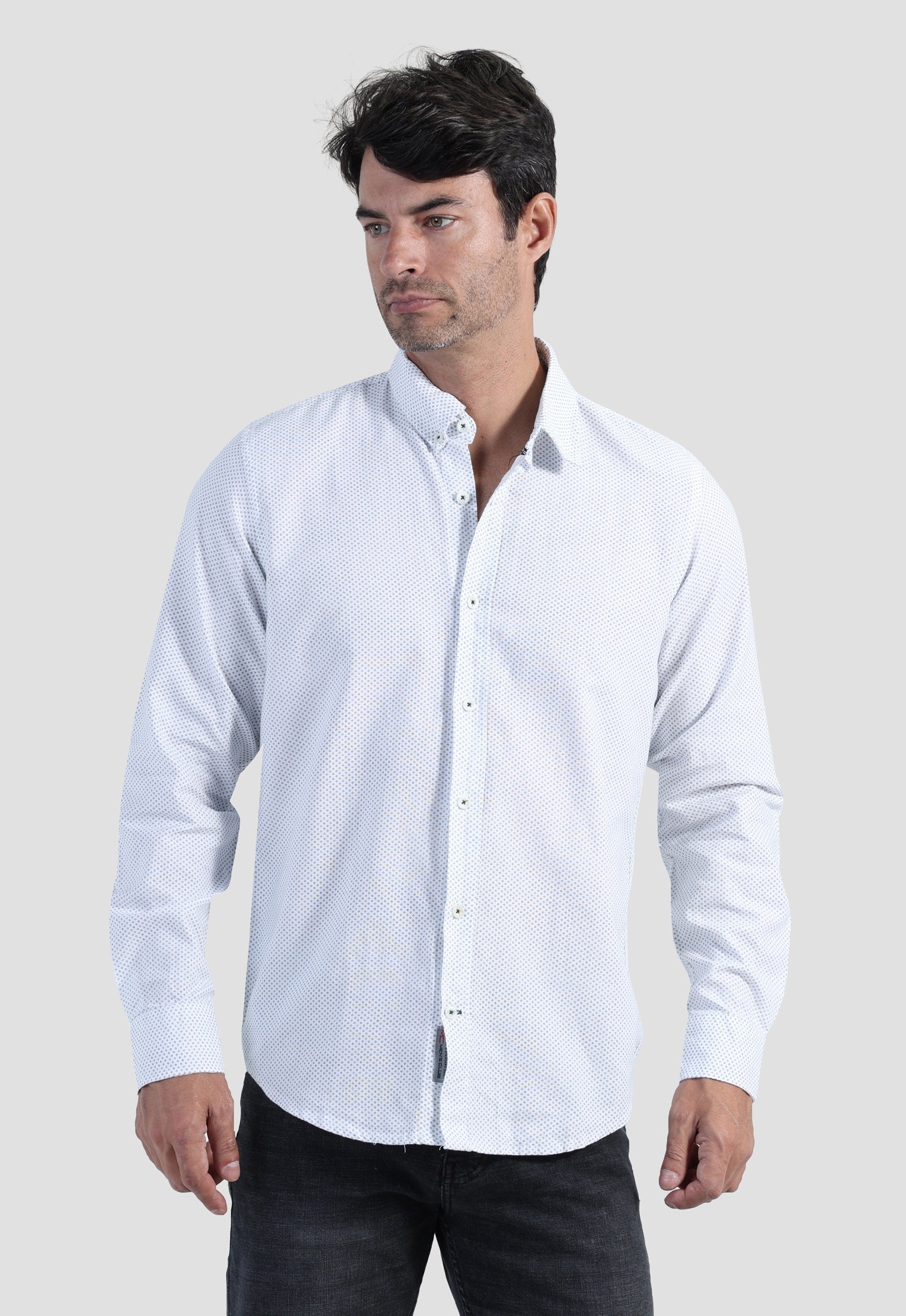 Pattern Slim Fit Shirt