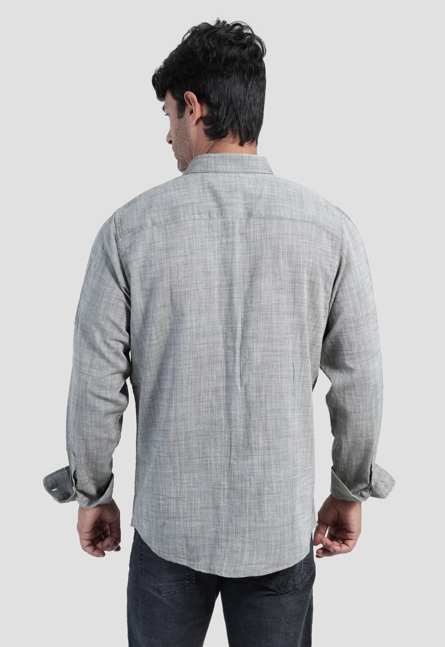 Slim Fit Solid Shirt