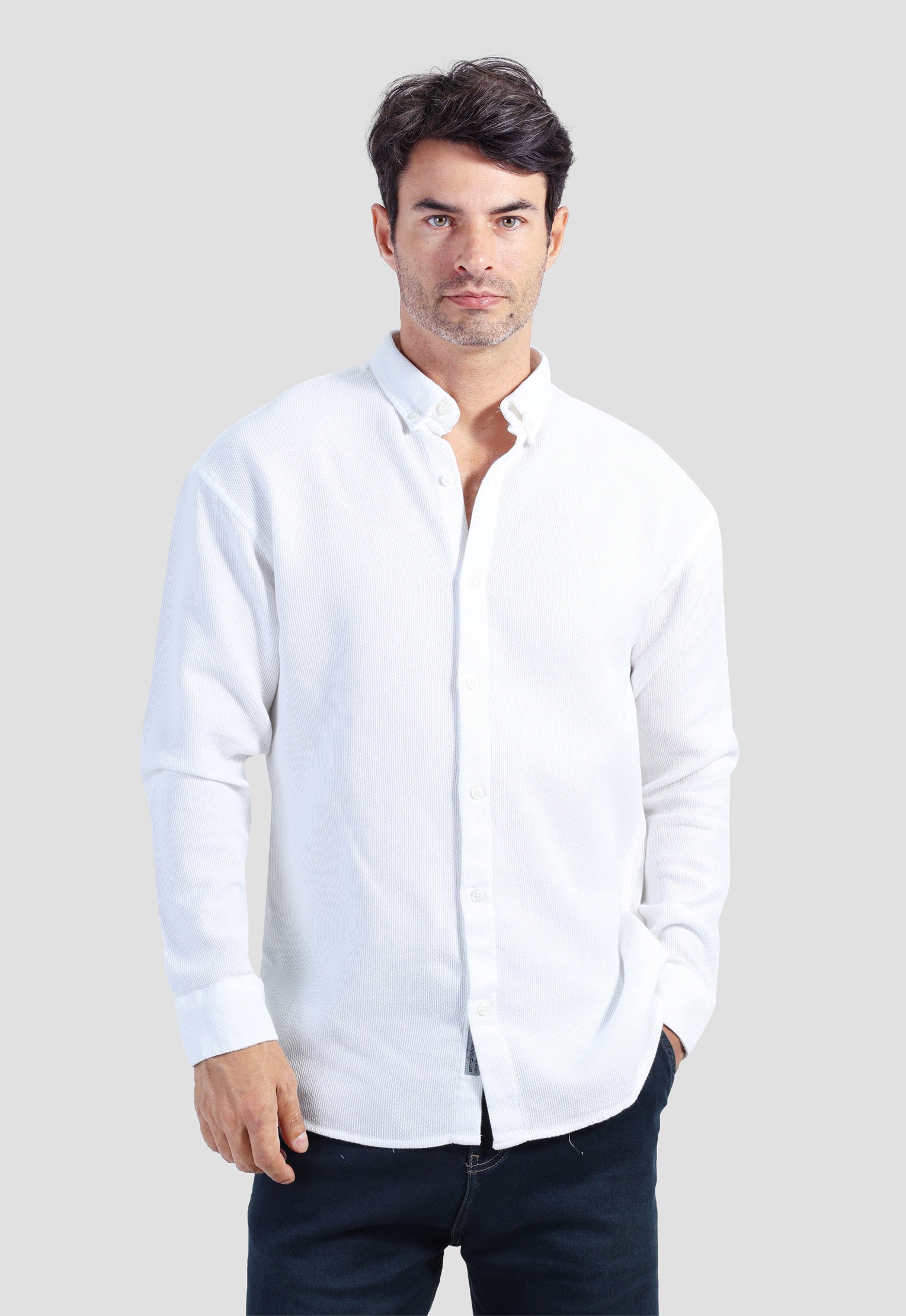 Slim Fit Solid Shirt