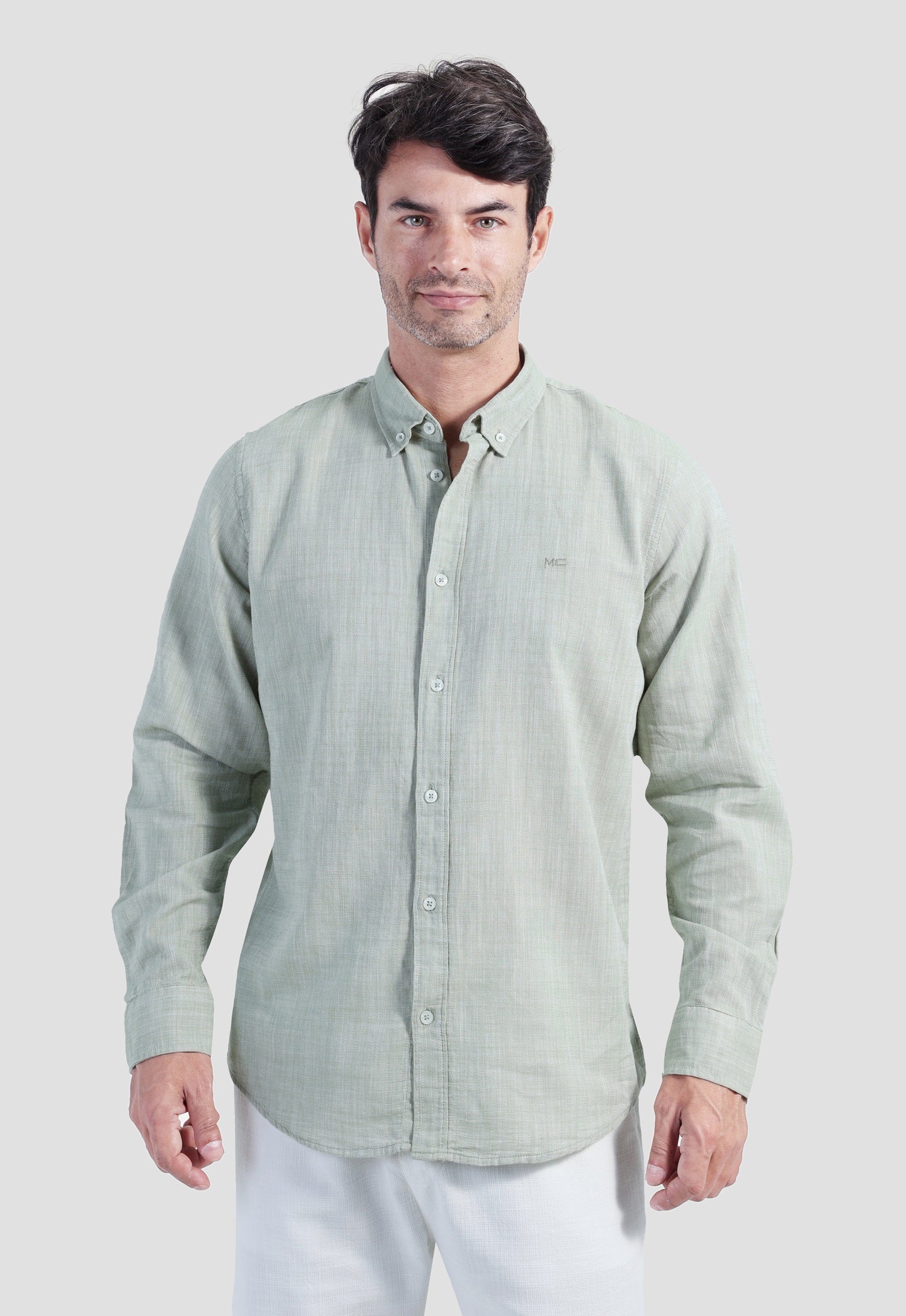 Slim Fit Solid Shirt