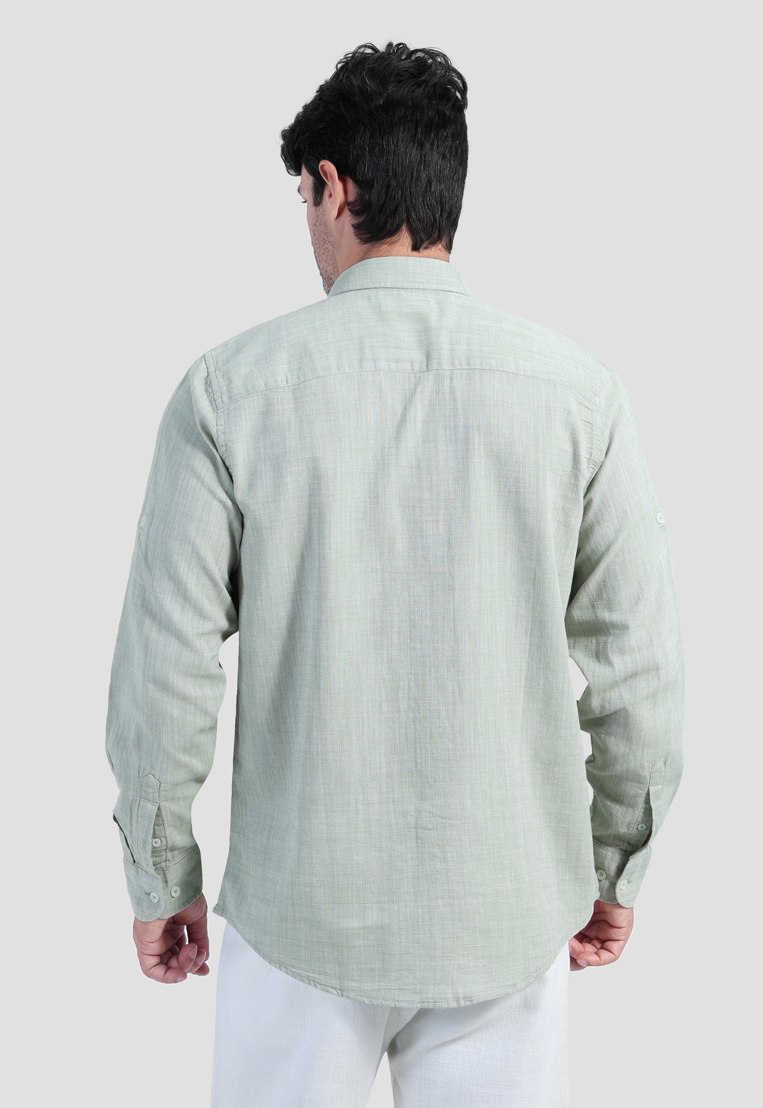 Slim Fit Solid Shirt