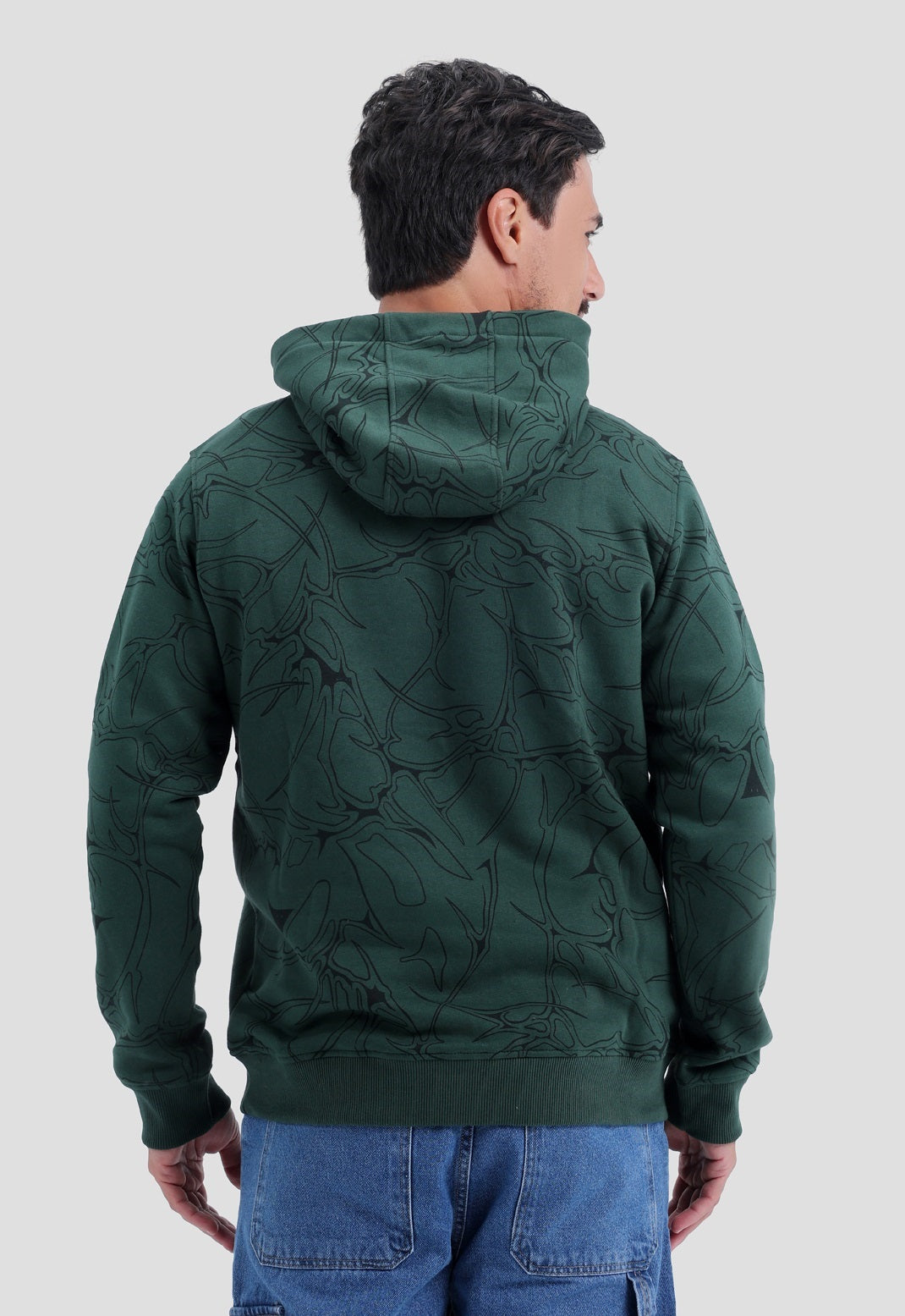 Printed Hoodie Sweatshirt