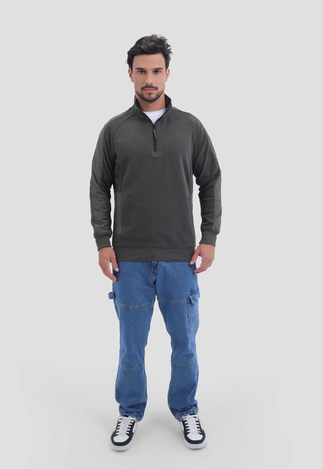 Full Zipper Hoodie Sweatshirt