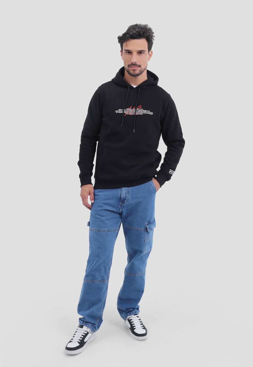 Printed Hoodie Sweatshirt