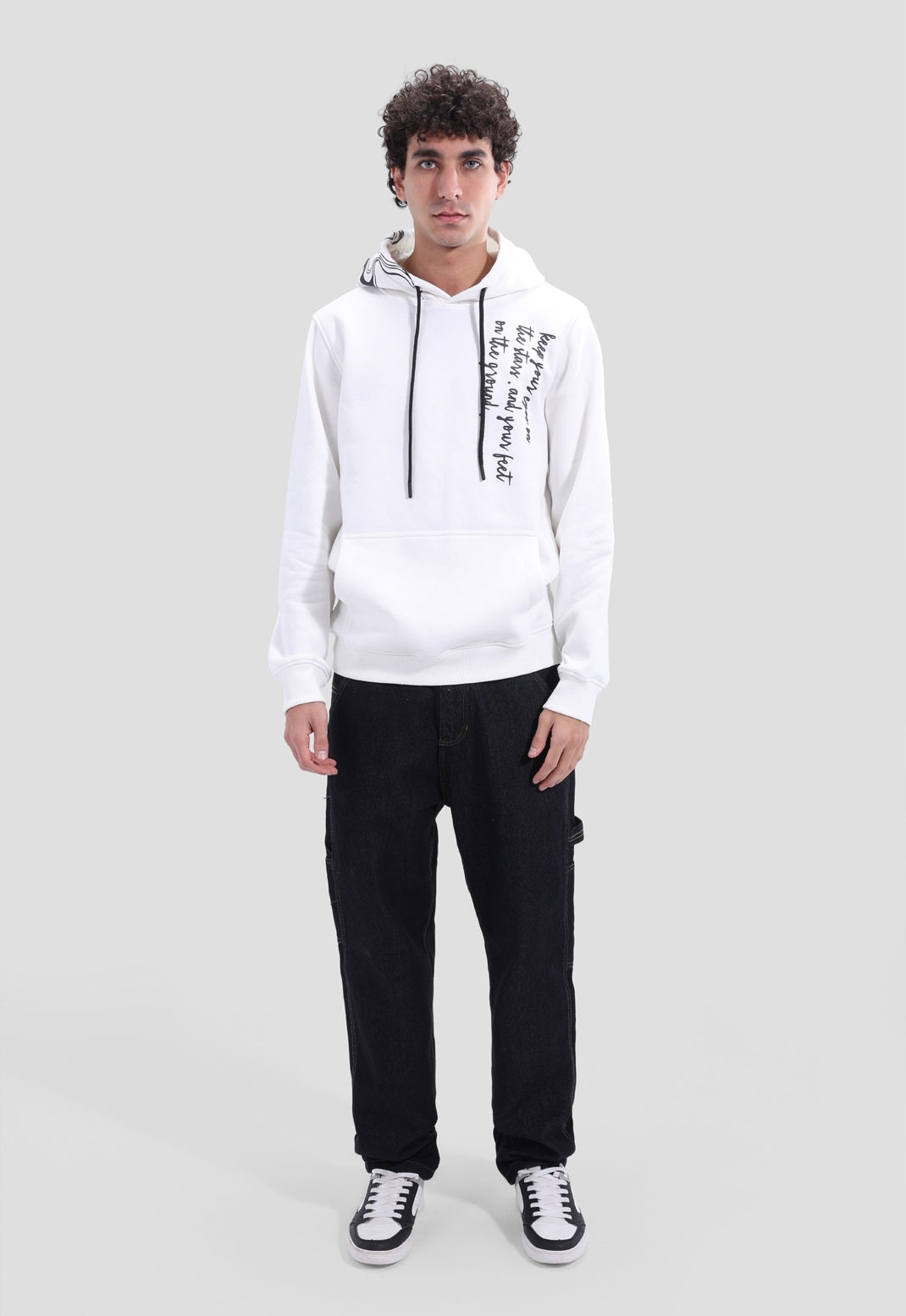 Printed Hoodie Sweatshirt