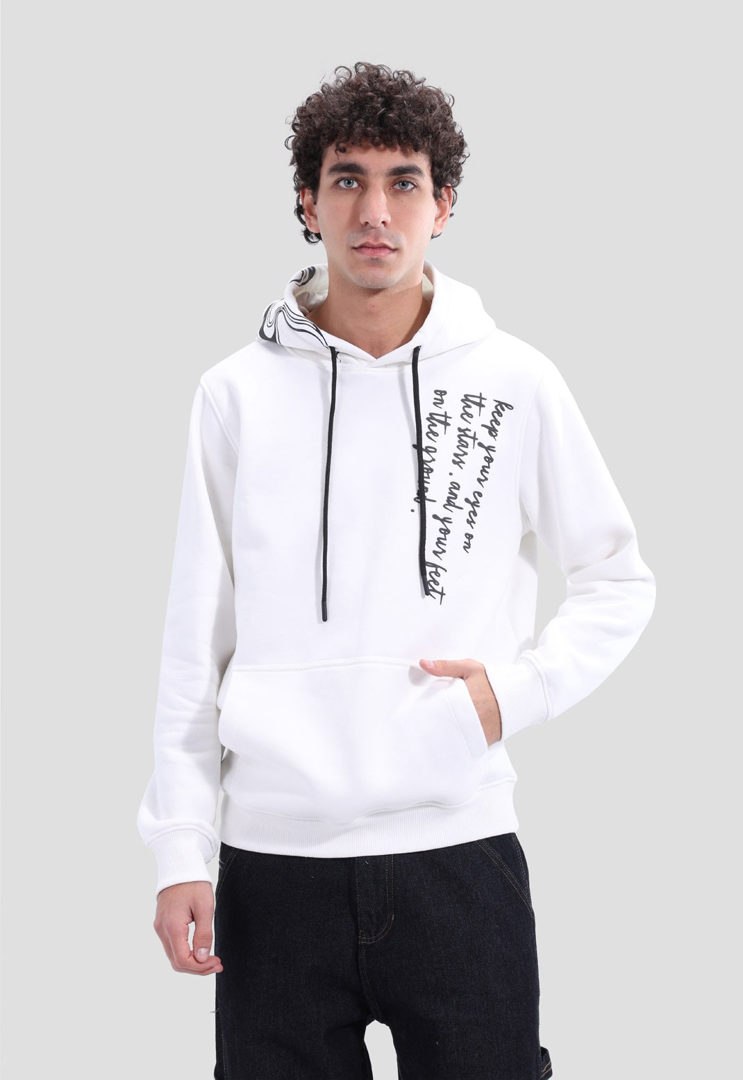 Printed Hoodie Sweatshirt