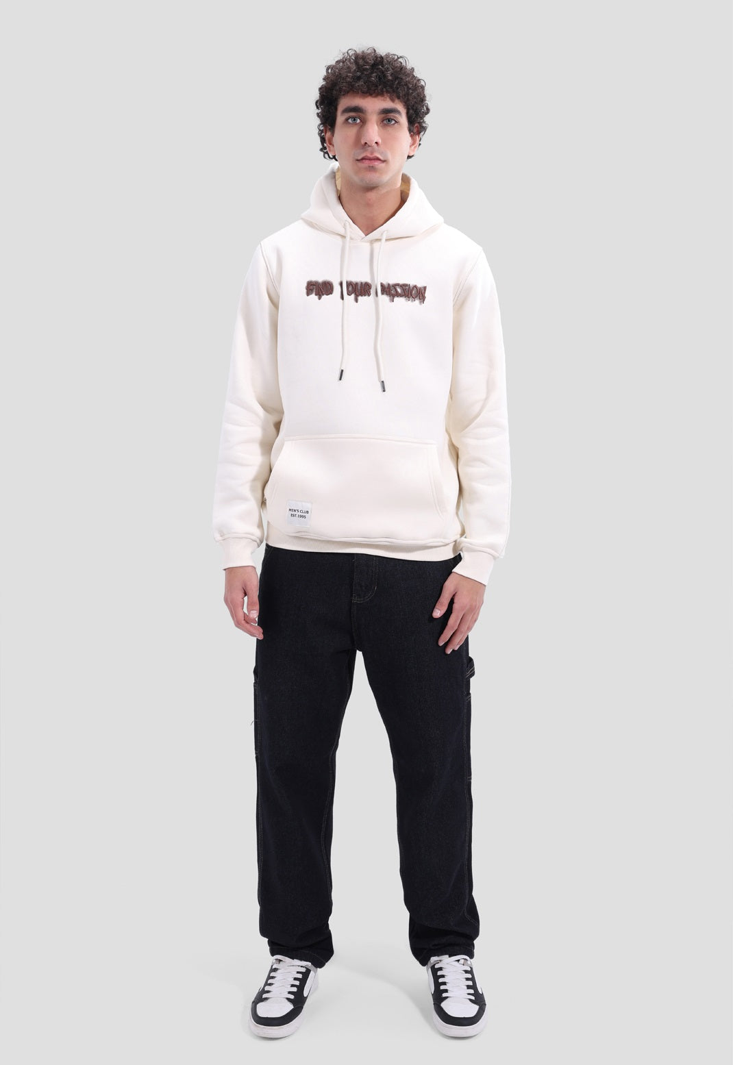 Printed Hoodie Sweatshirt