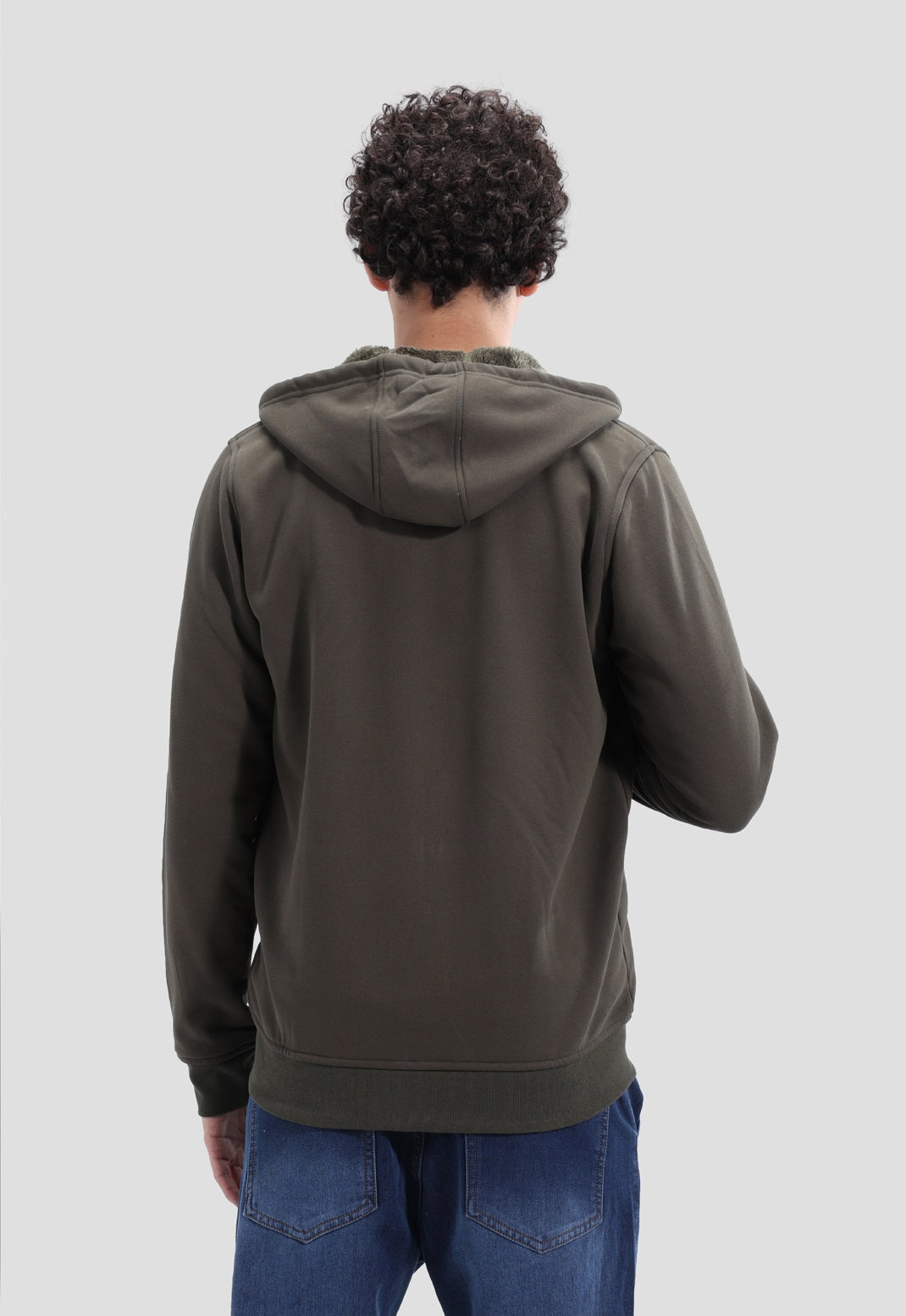 Full Zipper Printed Sweatshirt