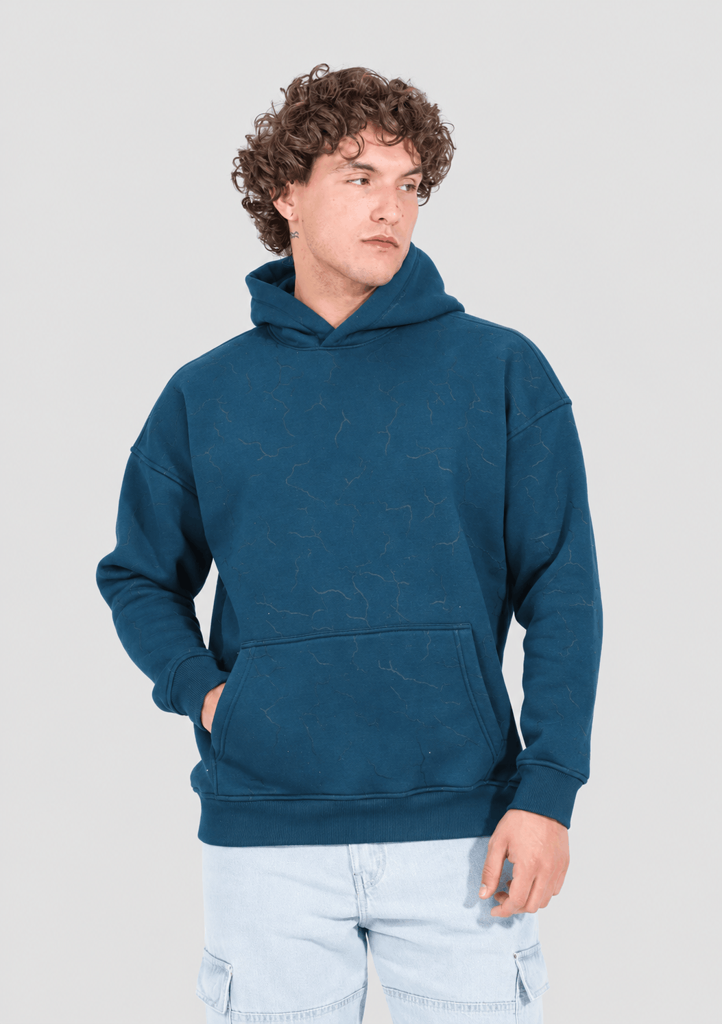 Textured Hoodie Sweatshirts