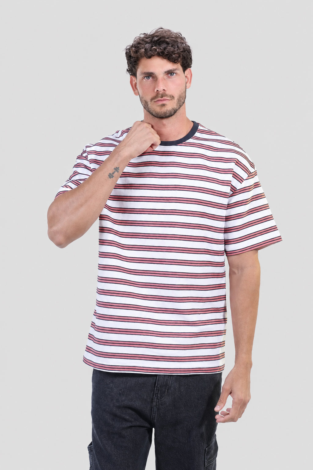 Striped Crew Neck T-Shirt