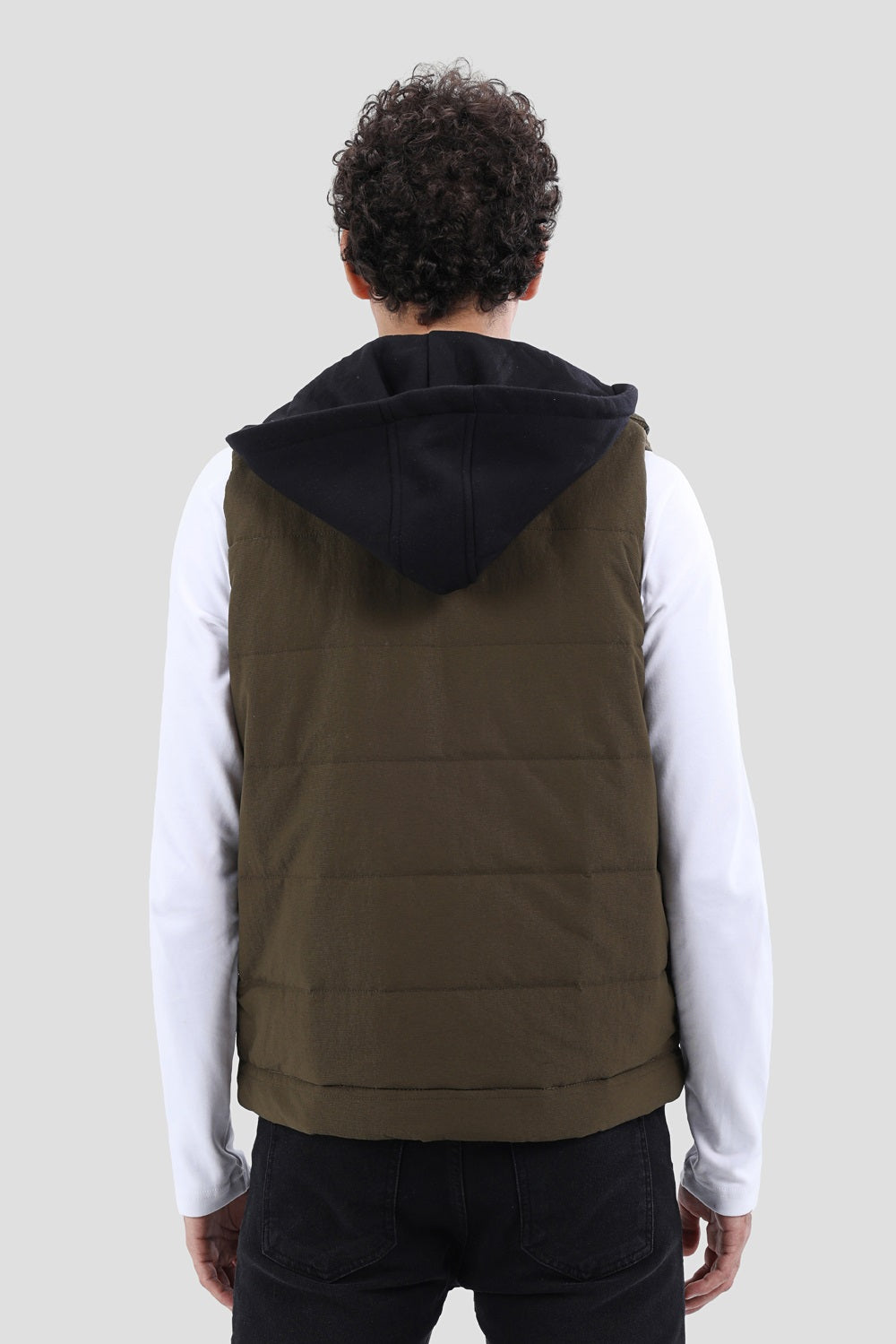 HOODED VEST