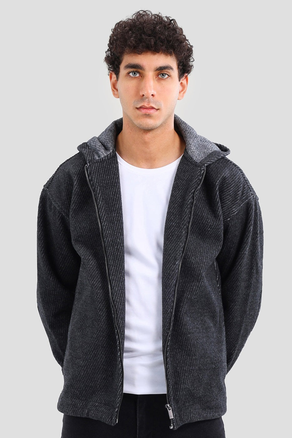 Checked Over Size Shirt