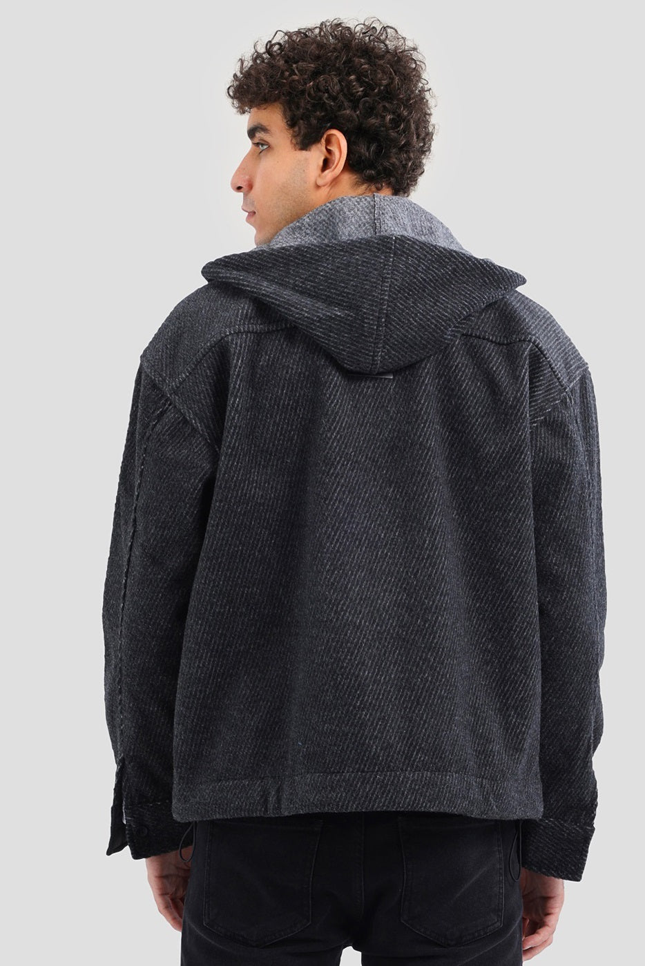 Checked Over Size Shirt