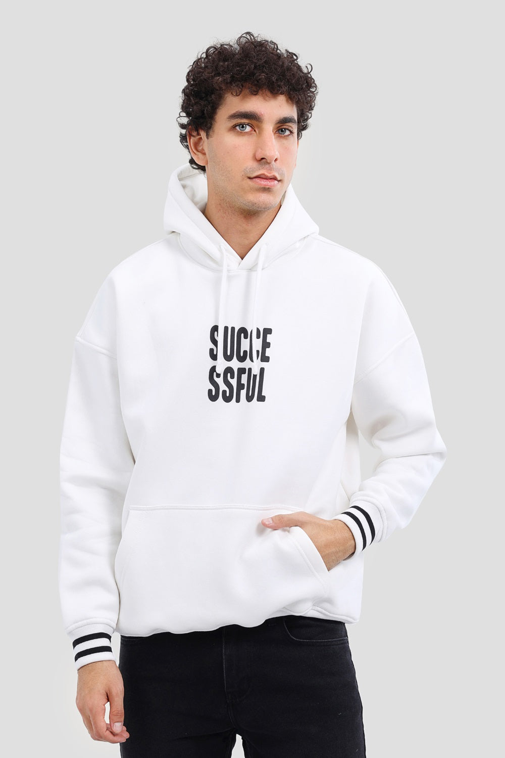 Printed Hoodie Sweatshirt