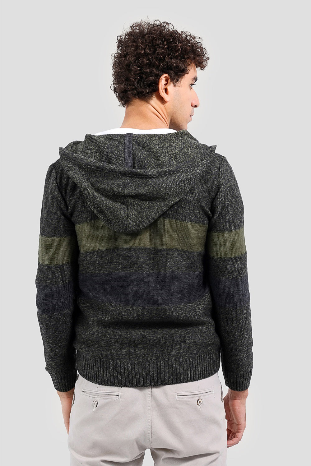 FULL ZIPPER HOODED PULLOVER