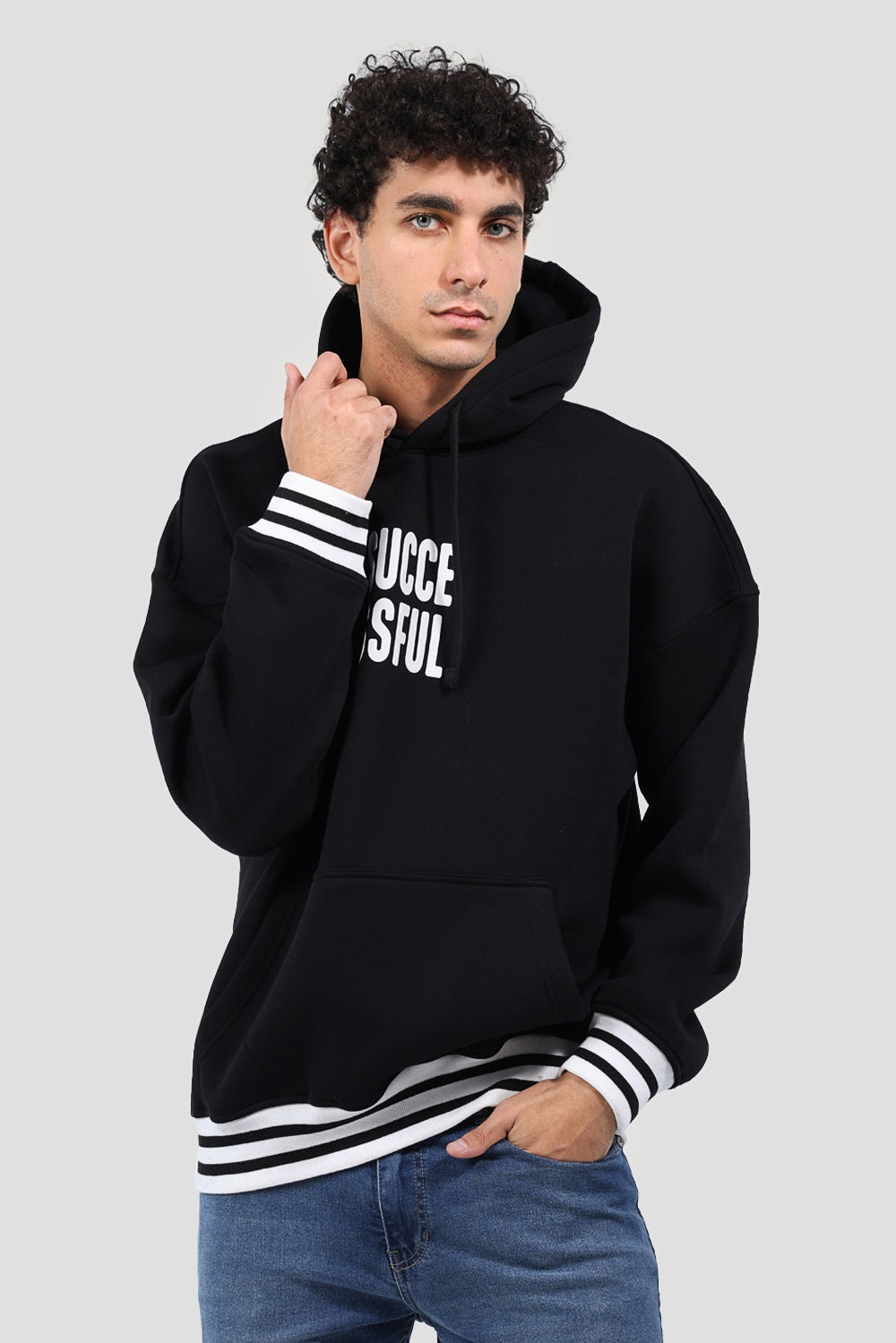 Printed Hoodie Sweatshirt