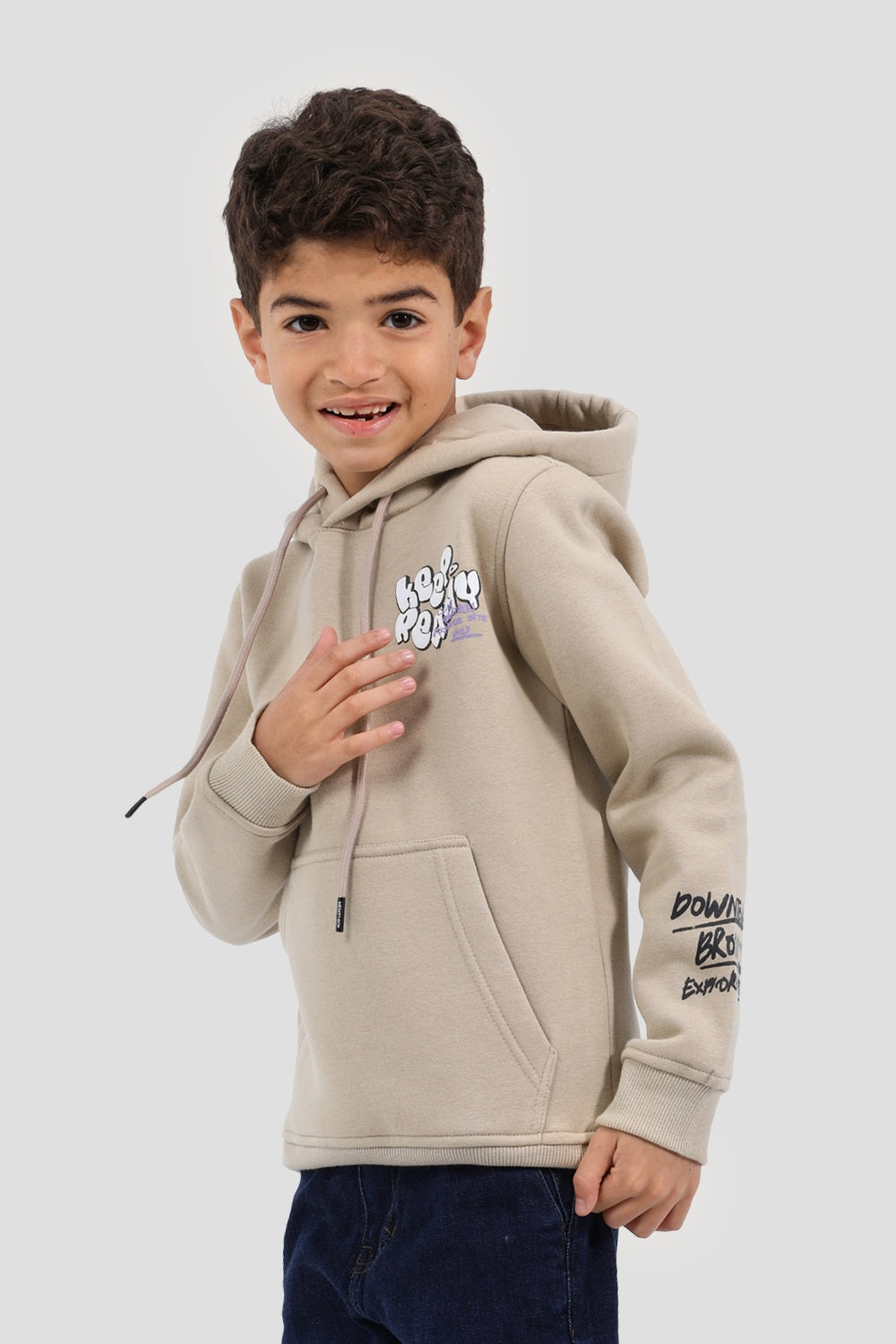 Printed Hoodie Sweatshirt